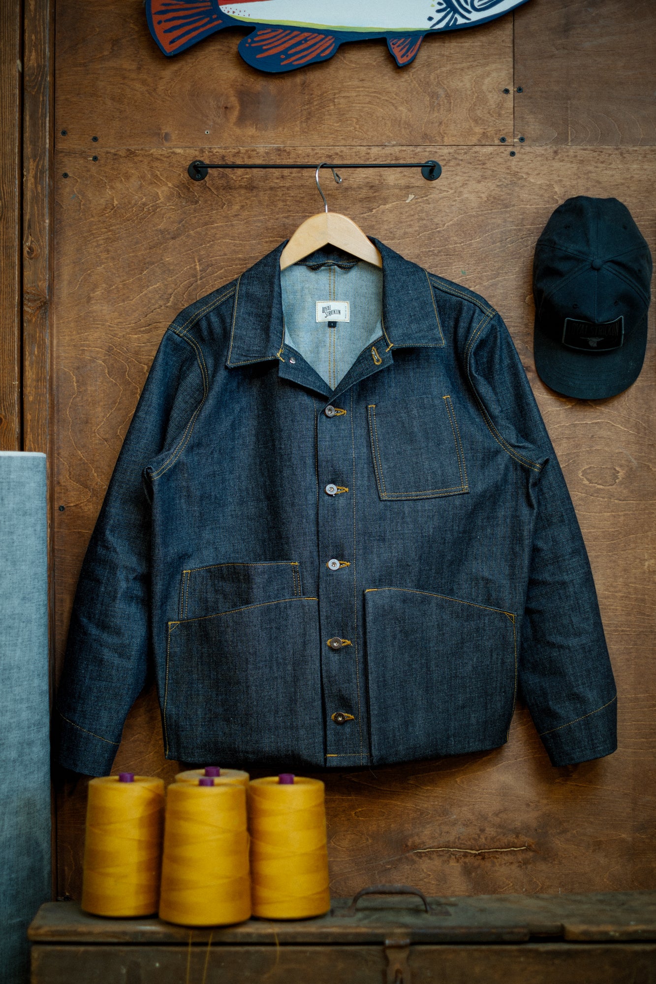 Amos Chore Coat - 15oz Japanese Denim