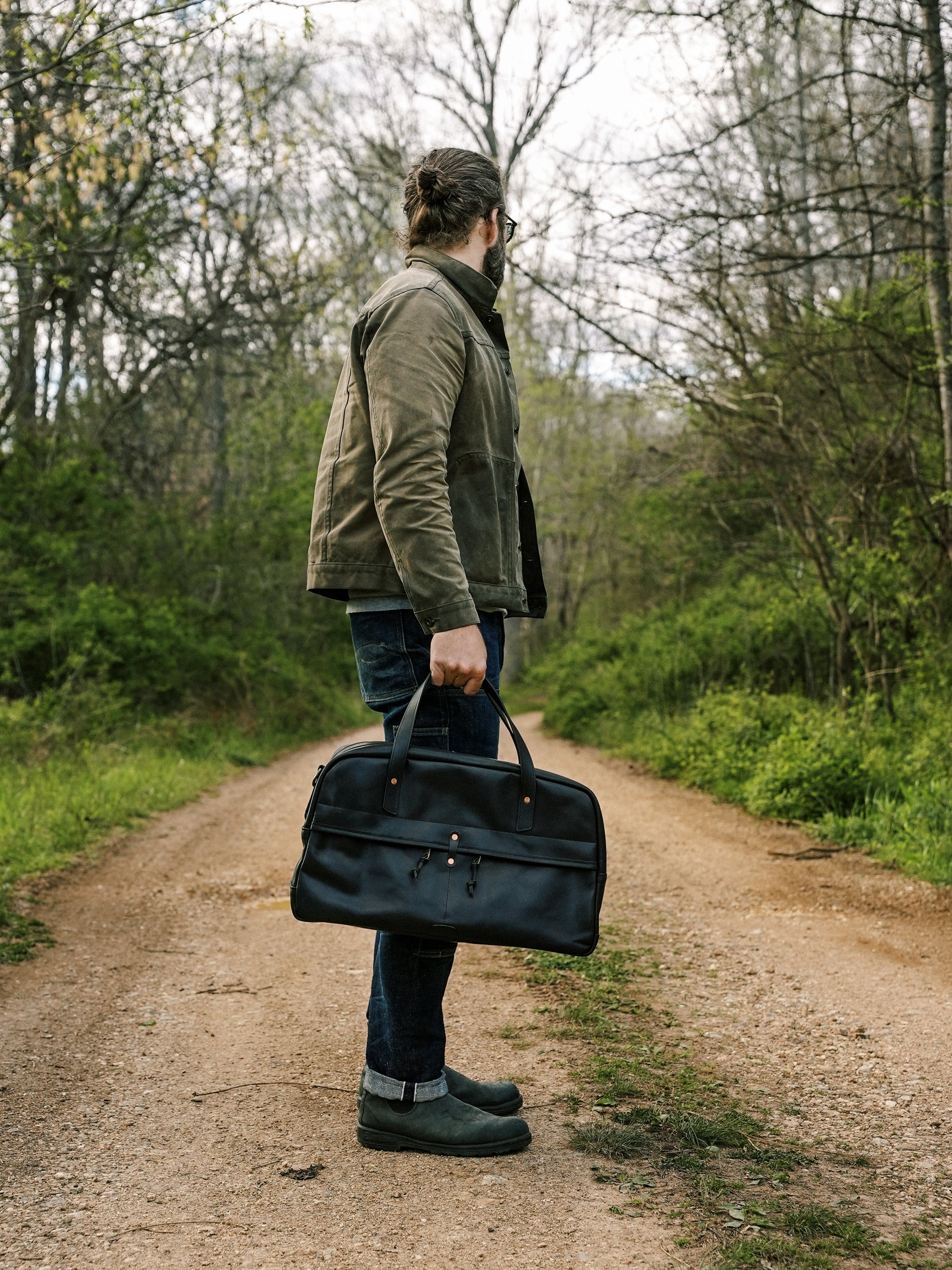 Horween leather weekender hotsell