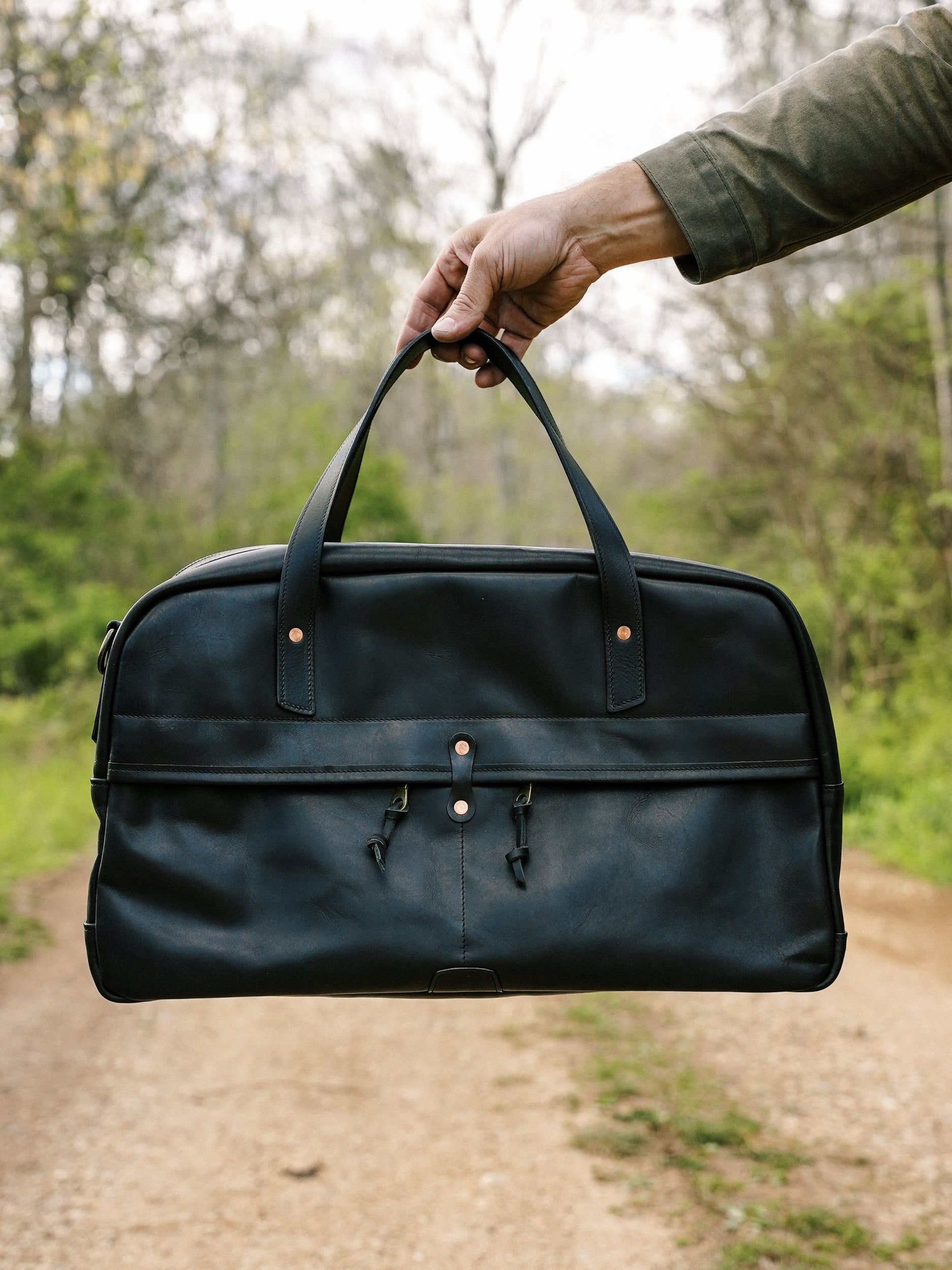 The Best Heavy Duty Waxed Canvas Leather Weeken Duffle Bag Out There Loyal Stricklin