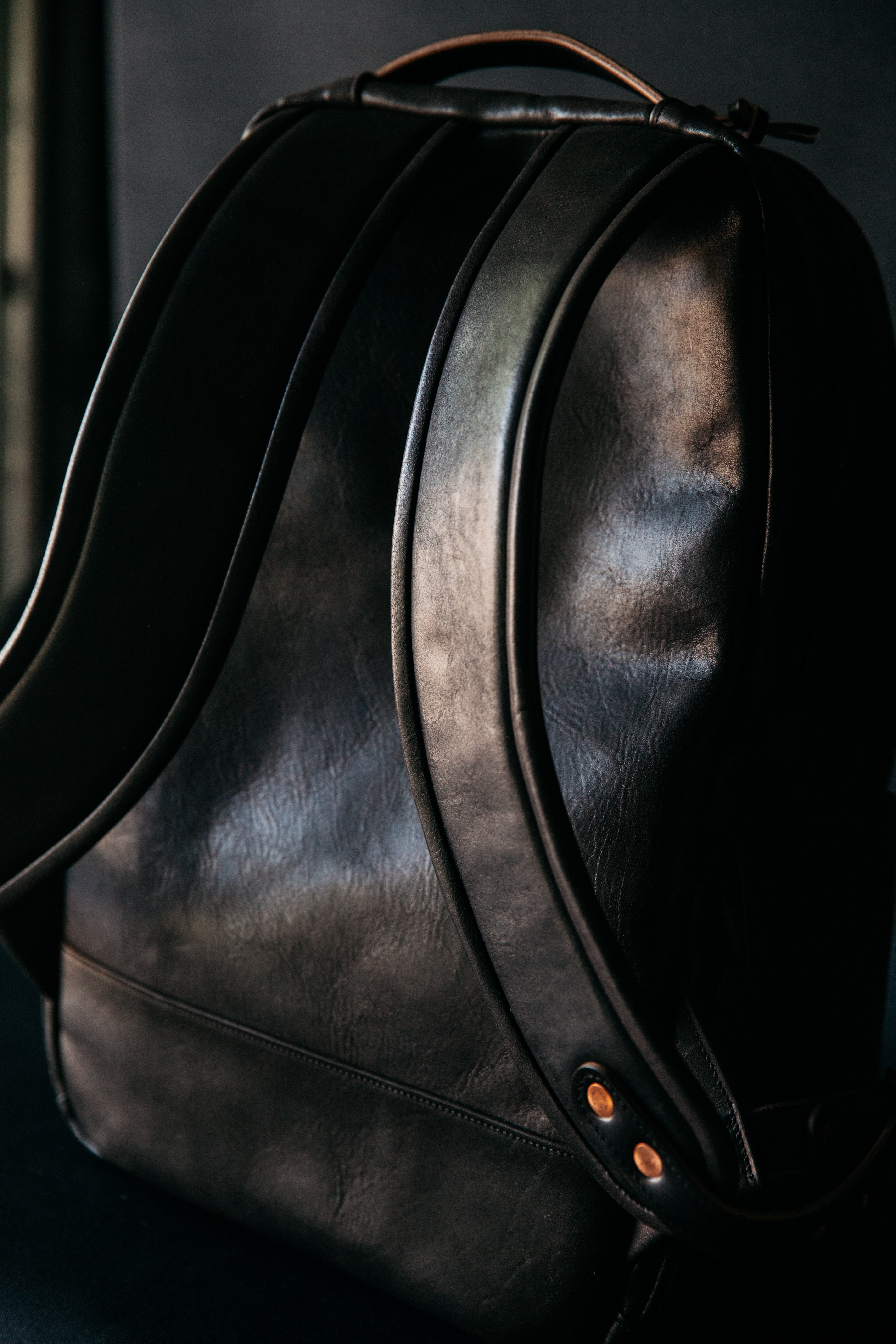 Field Pack - Tumbled Black Chromexcel Horsehide