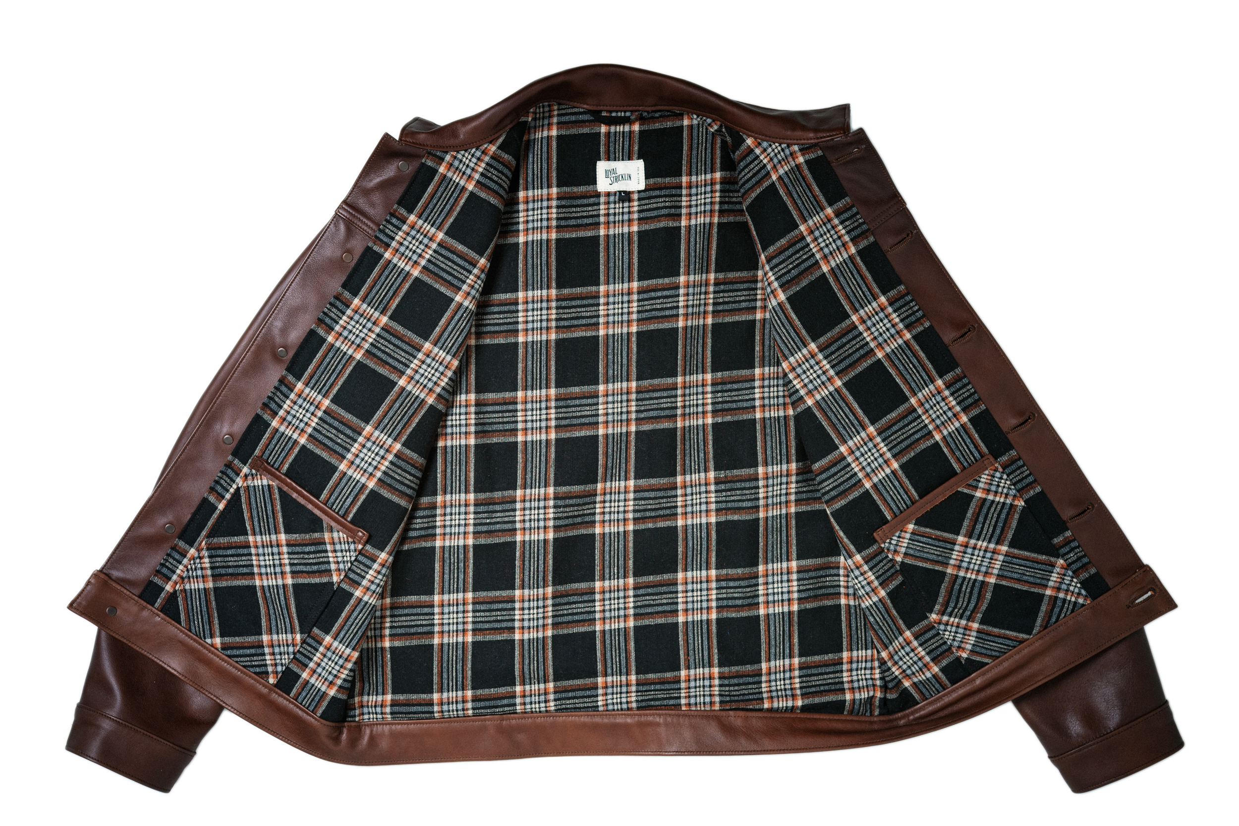 Wayman Jacket - Brown Italian Calfskin Leather