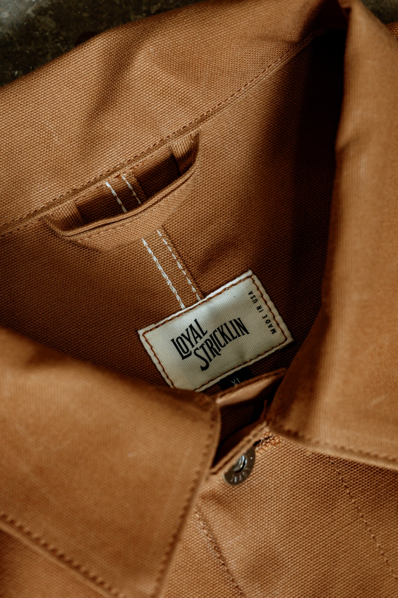 Amos Chore Coat - 13oz Brown Duck Cloth