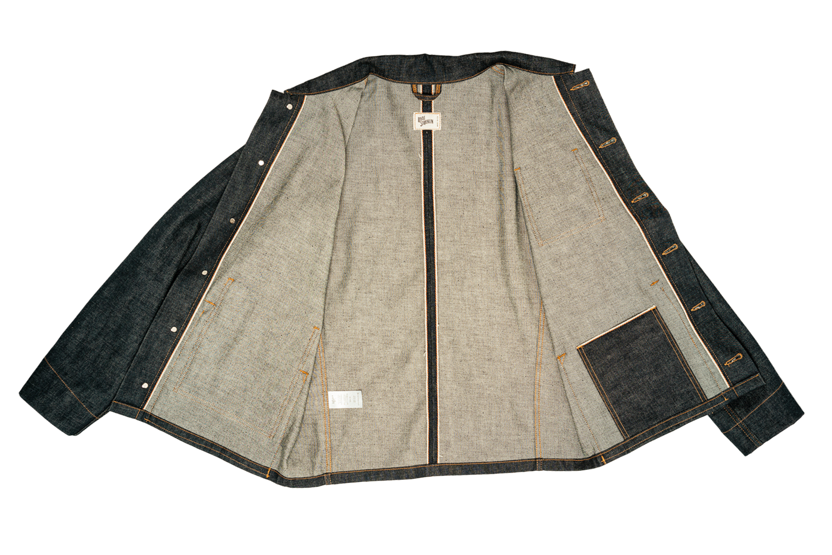 Amos Chore Coat - Rigid 15oz Japanese Selvedge Denim - ready to ship