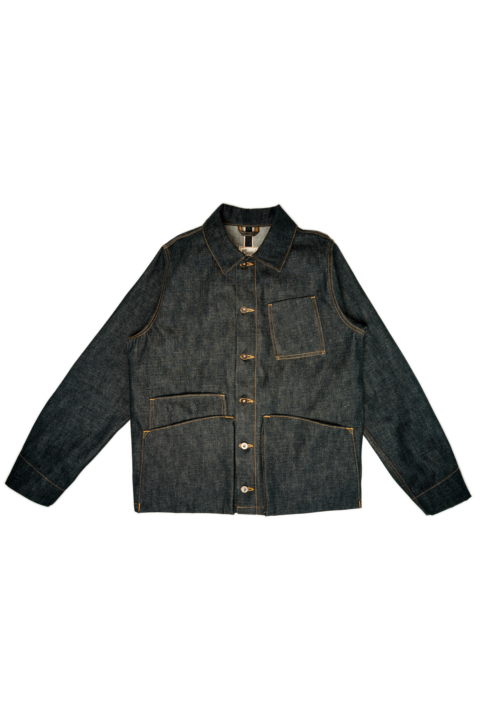 Amos Chore Coat - Rigid 15oz Japanese Selvedge Denim