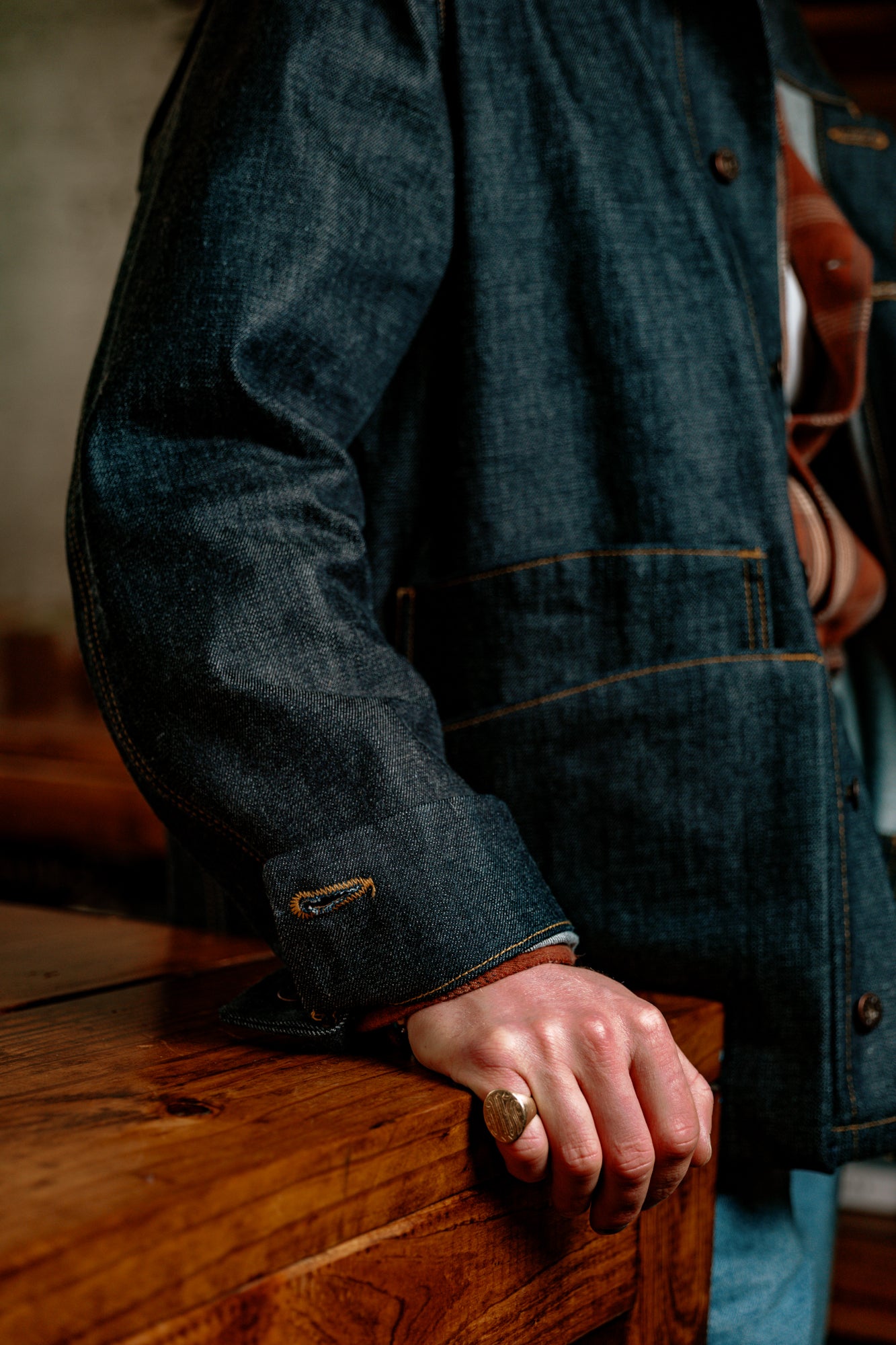 Amos Chore Coat - 15oz Japanese Denim