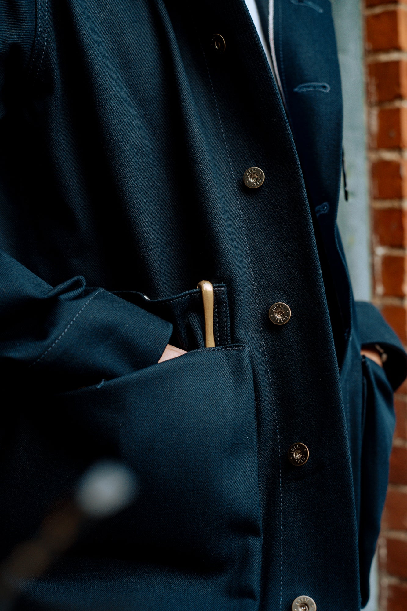 Amos Chore Coat - Indigo/Black - OLD FIT -2.5 / 3XL