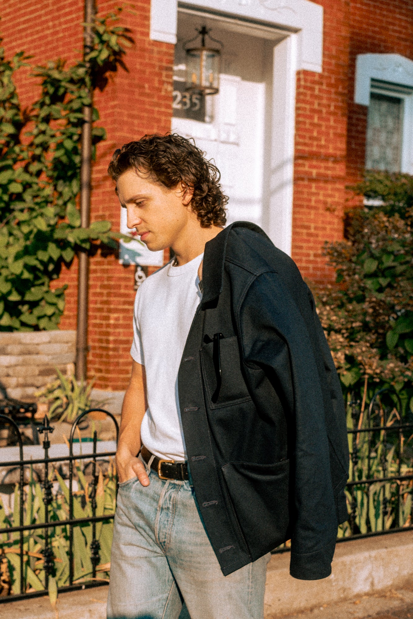 Amos Chore Coat - Indigo/Black - OLD FIT -2.5 / 3XL