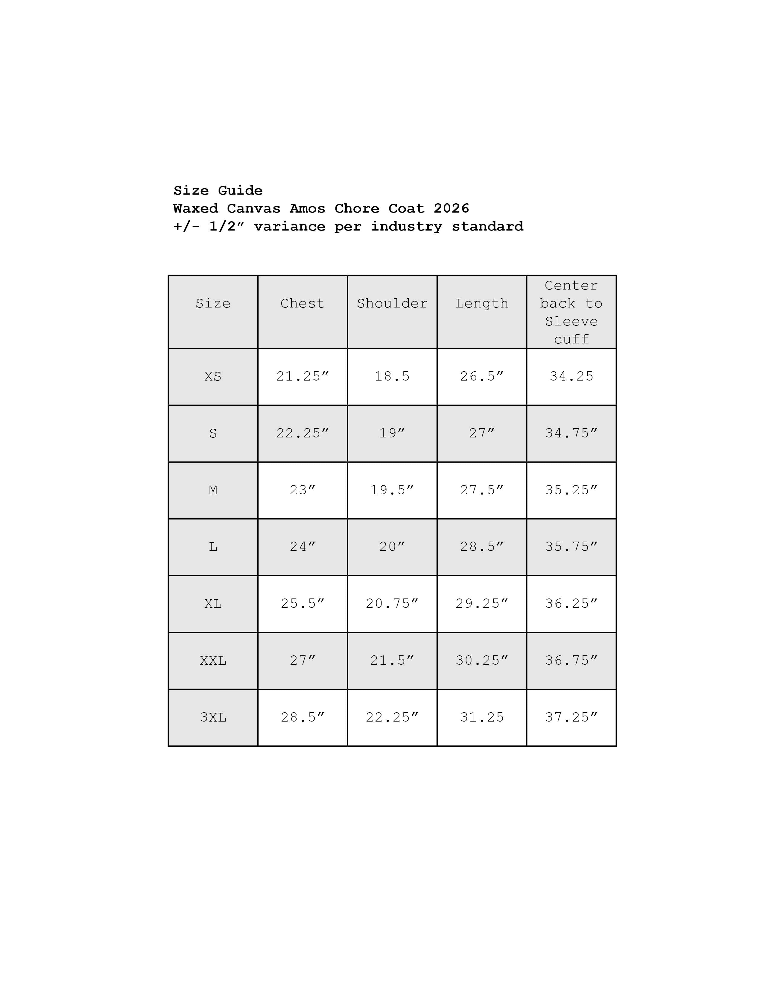 Amos Chore Coat - Dark Oak Waxed Canvas