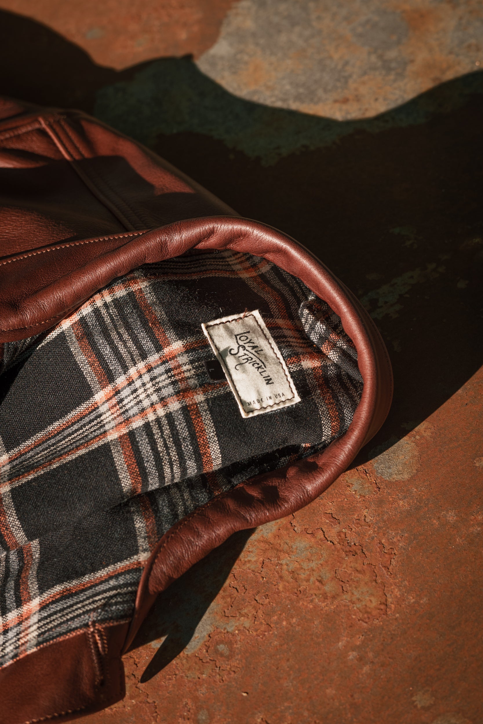 Wayman Jacket - Brown Italian Calfskin Leather