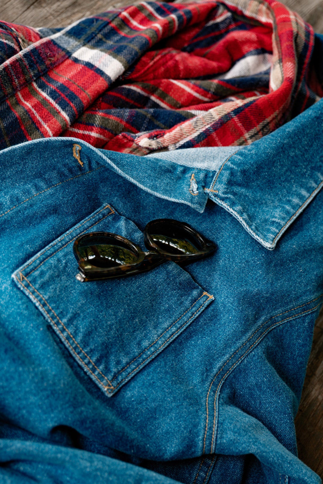 Amos Chore Coat - Stonewashed American Denim - Preorder -Ships Mid November