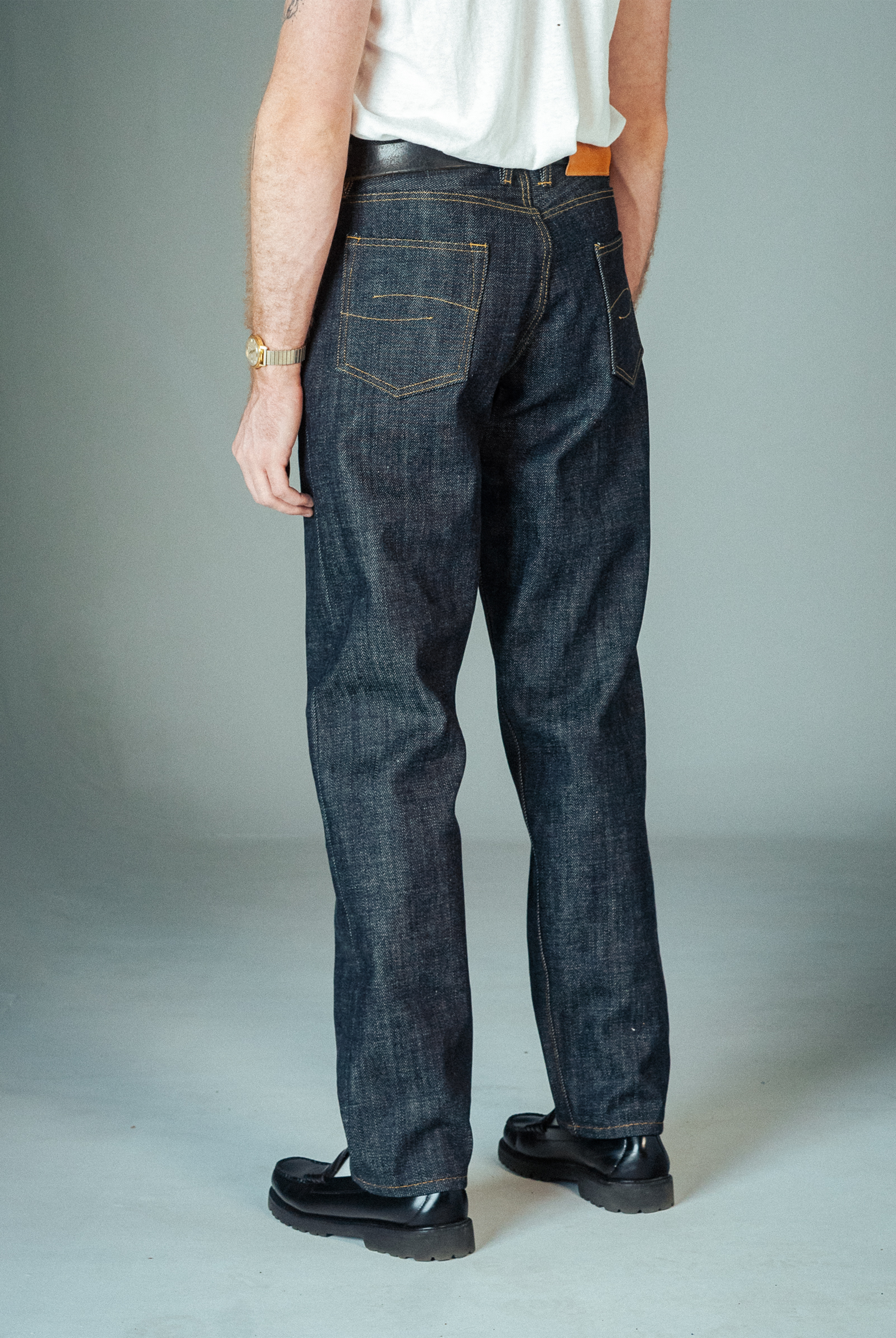 Stratton Straight Fit Jeans - 21oz Kuroki Denim