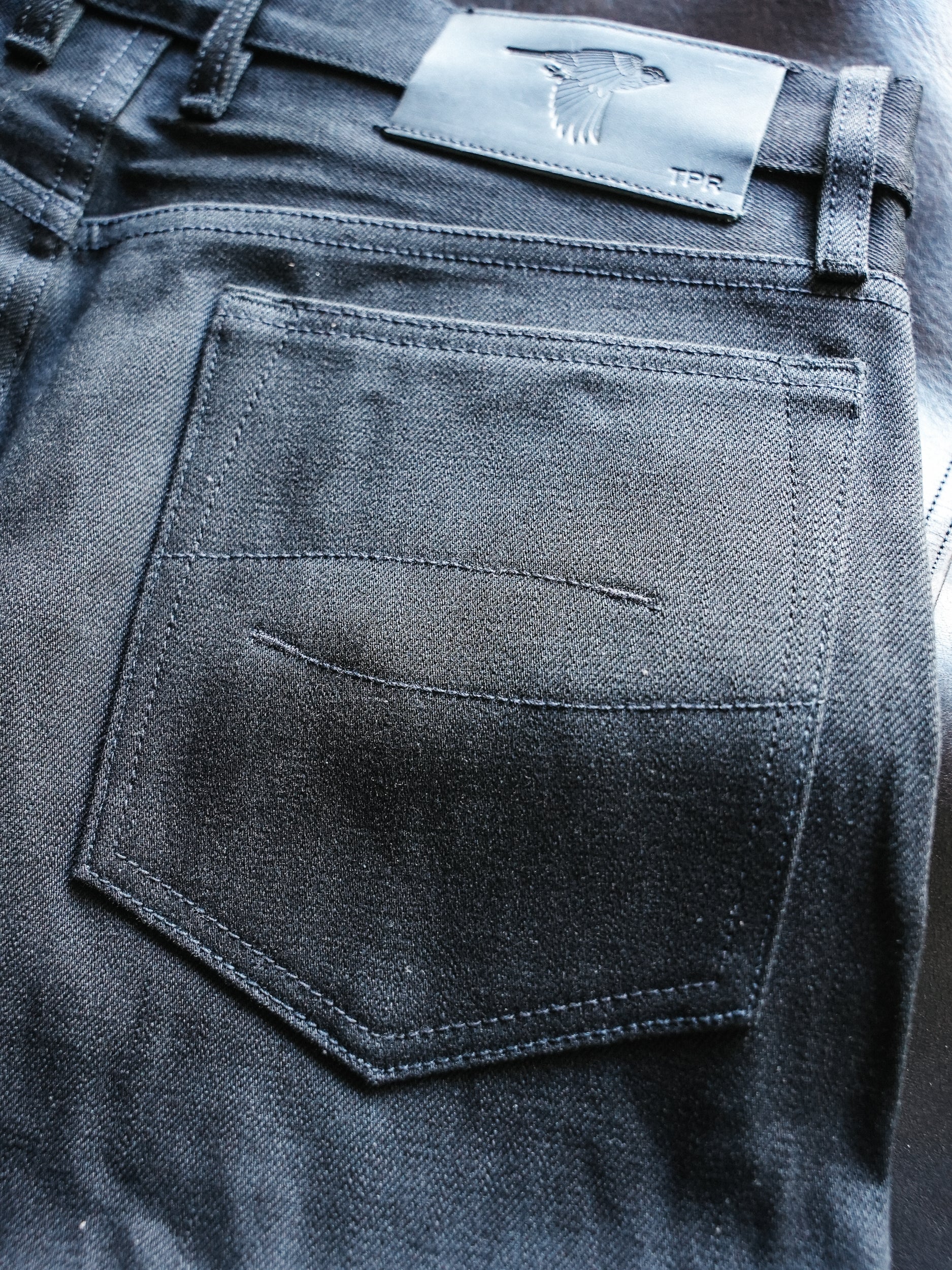 Denim - TPR fit - 12.5oz Nihon Menpu Black/Charcoal Selvedge