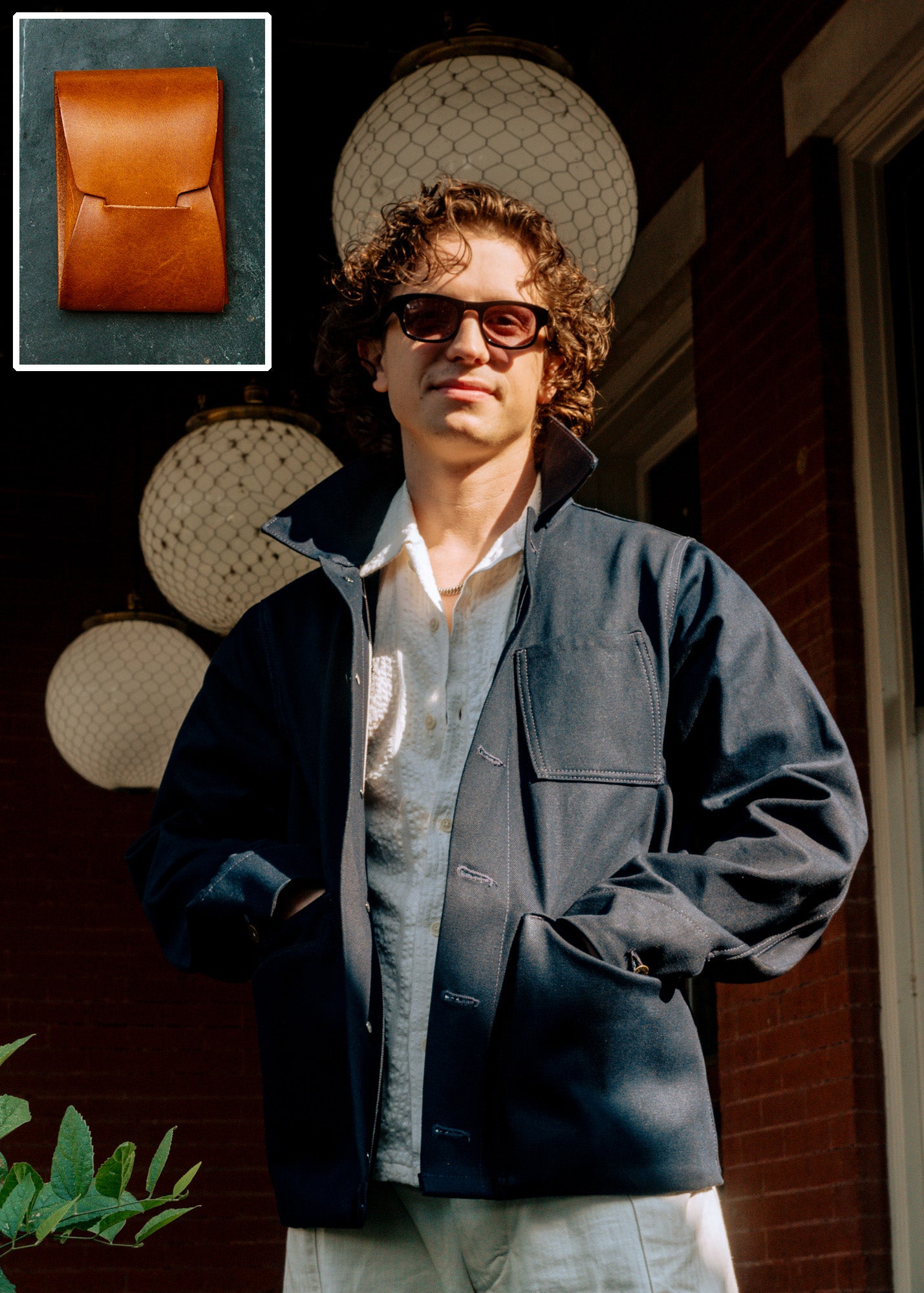 Amos Chore Coat - Indigo/Black - Rigid 14oz American Selvedge Denim