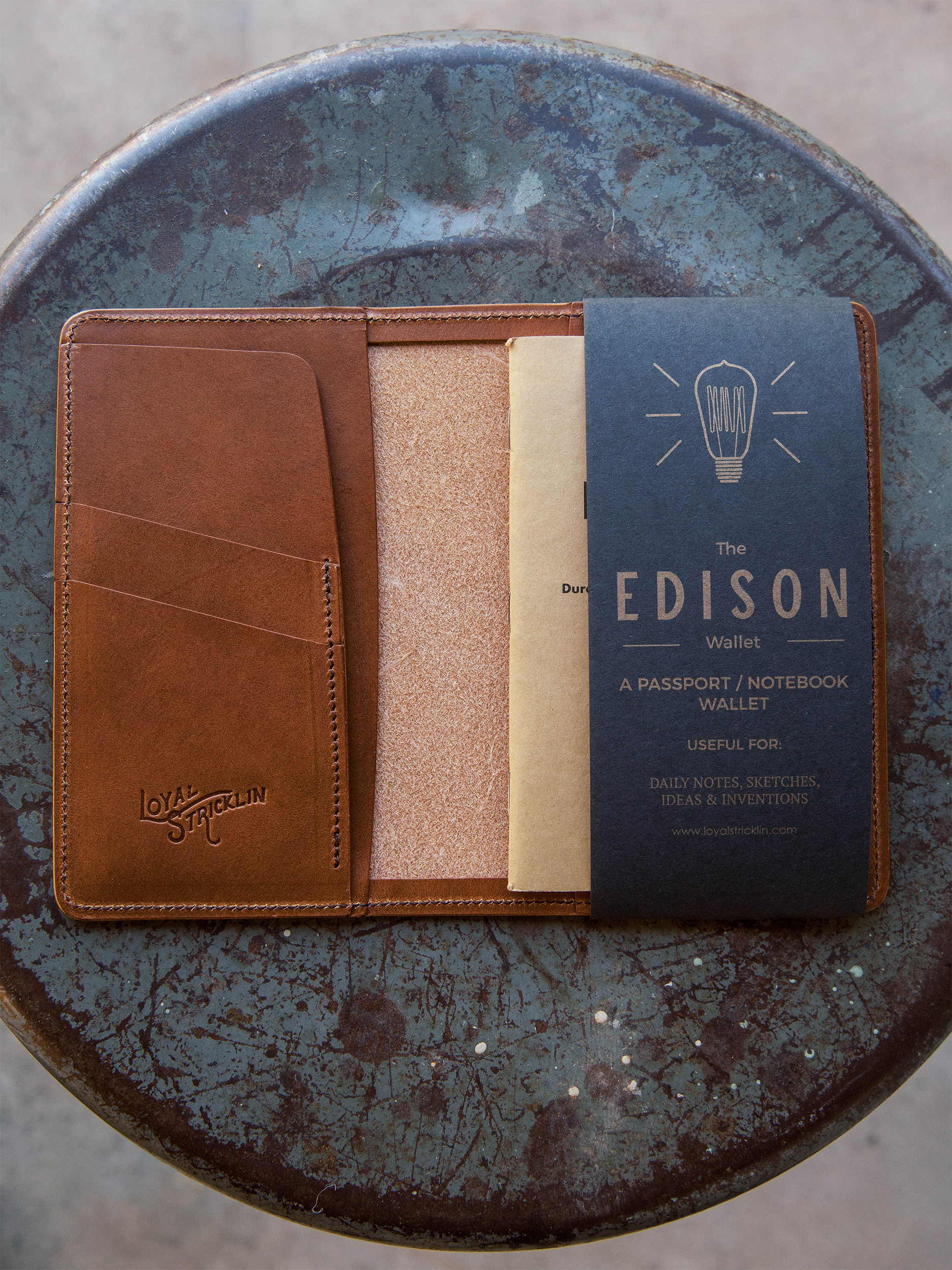 Edison Wallet - Tobacco