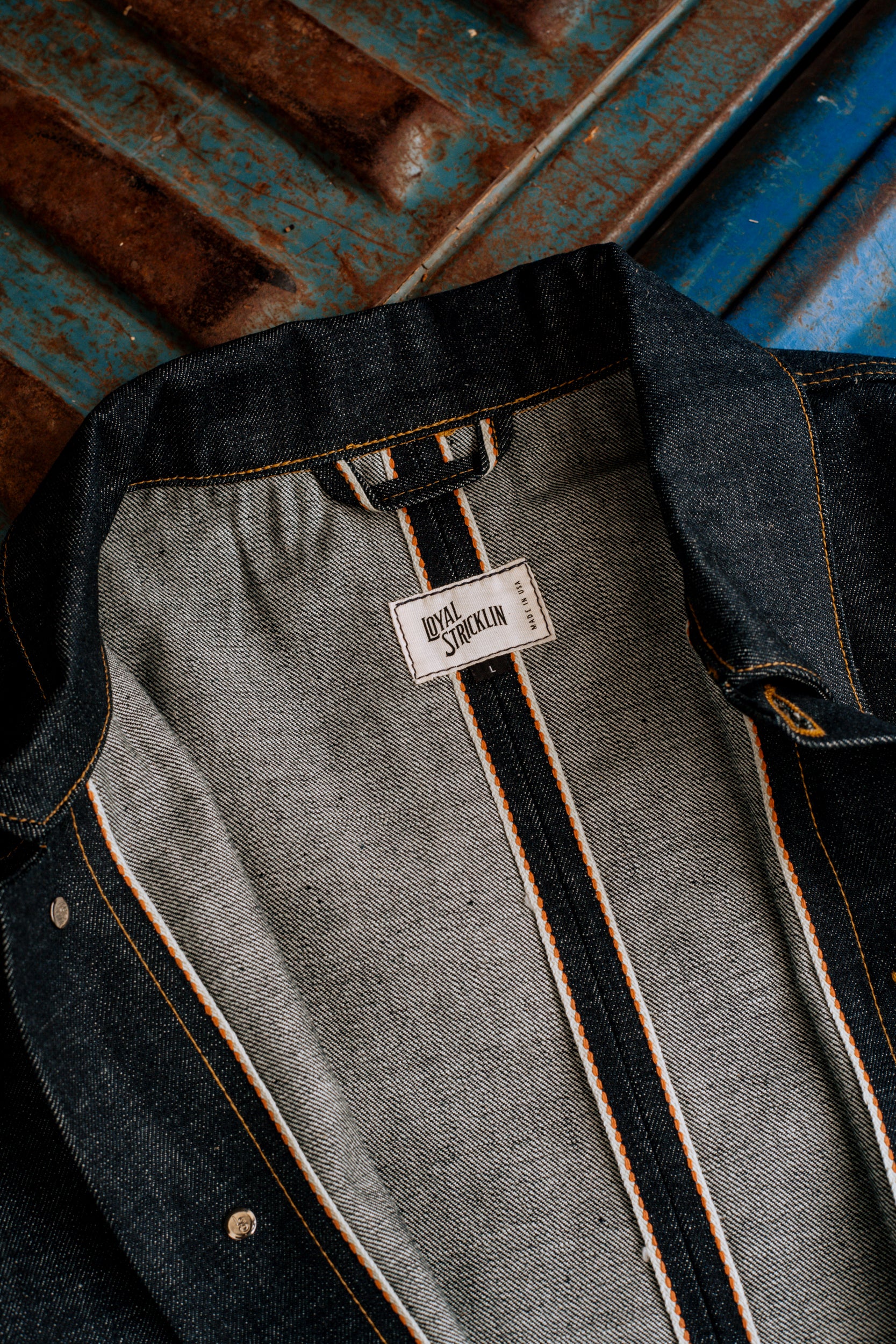 Amos Chore Coat - Rigid 15oz Japanese Selvedge Denim