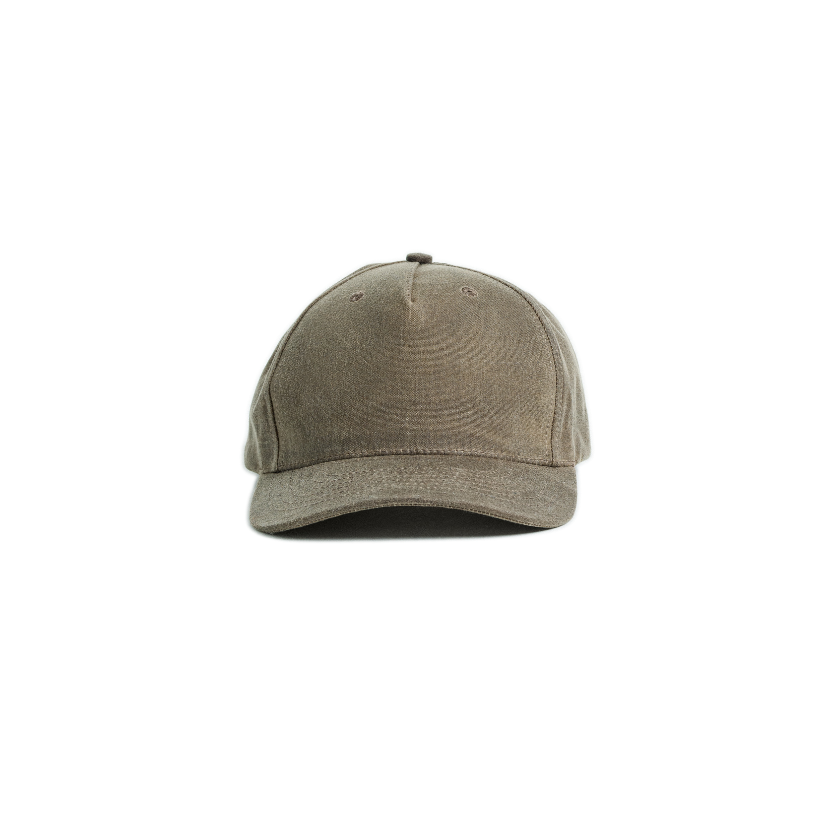 Brown cap on a white background