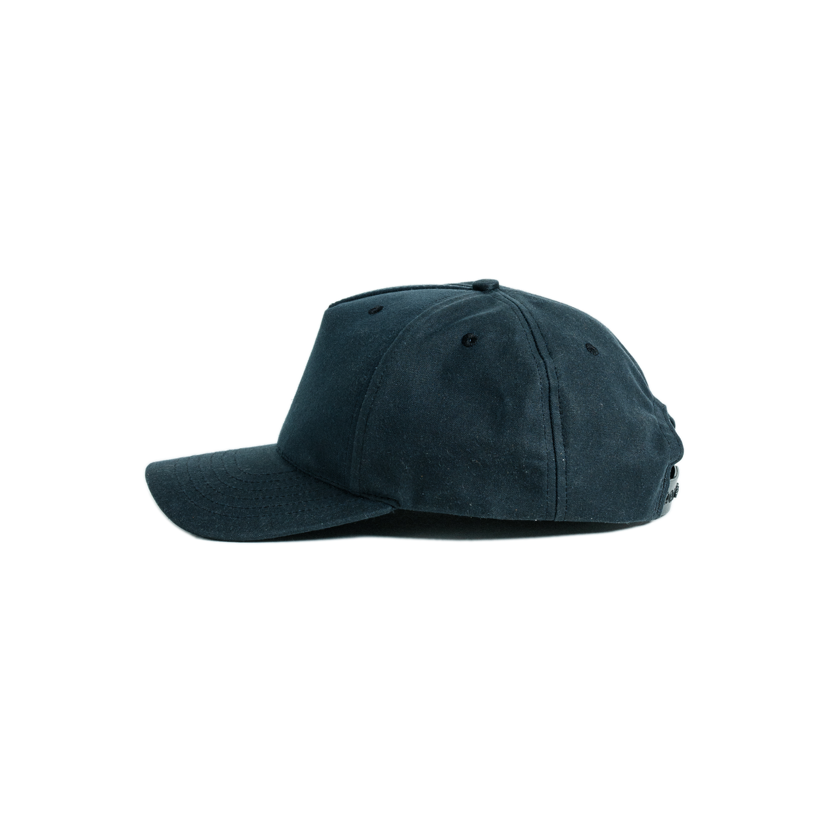 Waxed Canvas Cap - Black