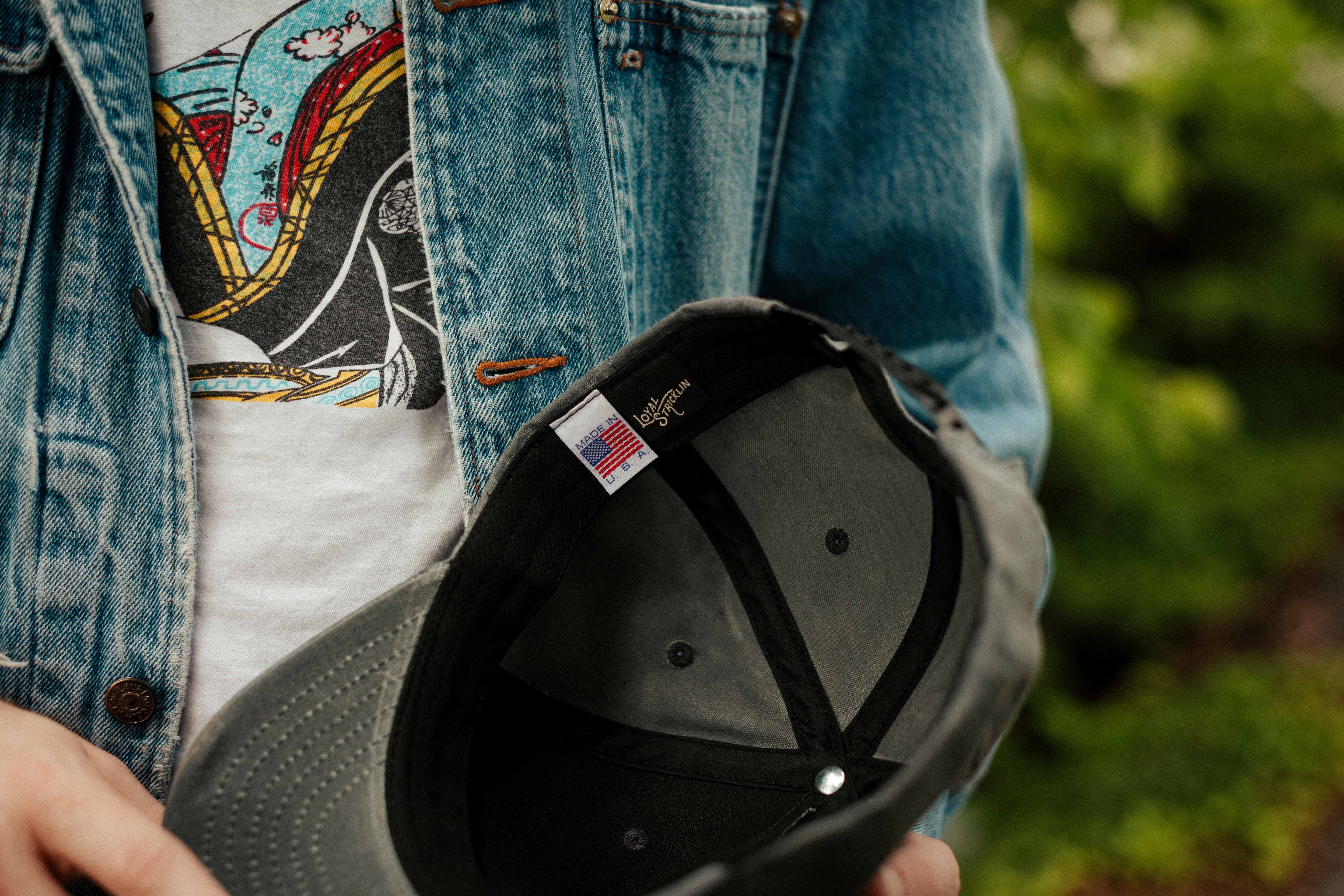 Waxed Canvas Cap - Grey - Early July Delivery