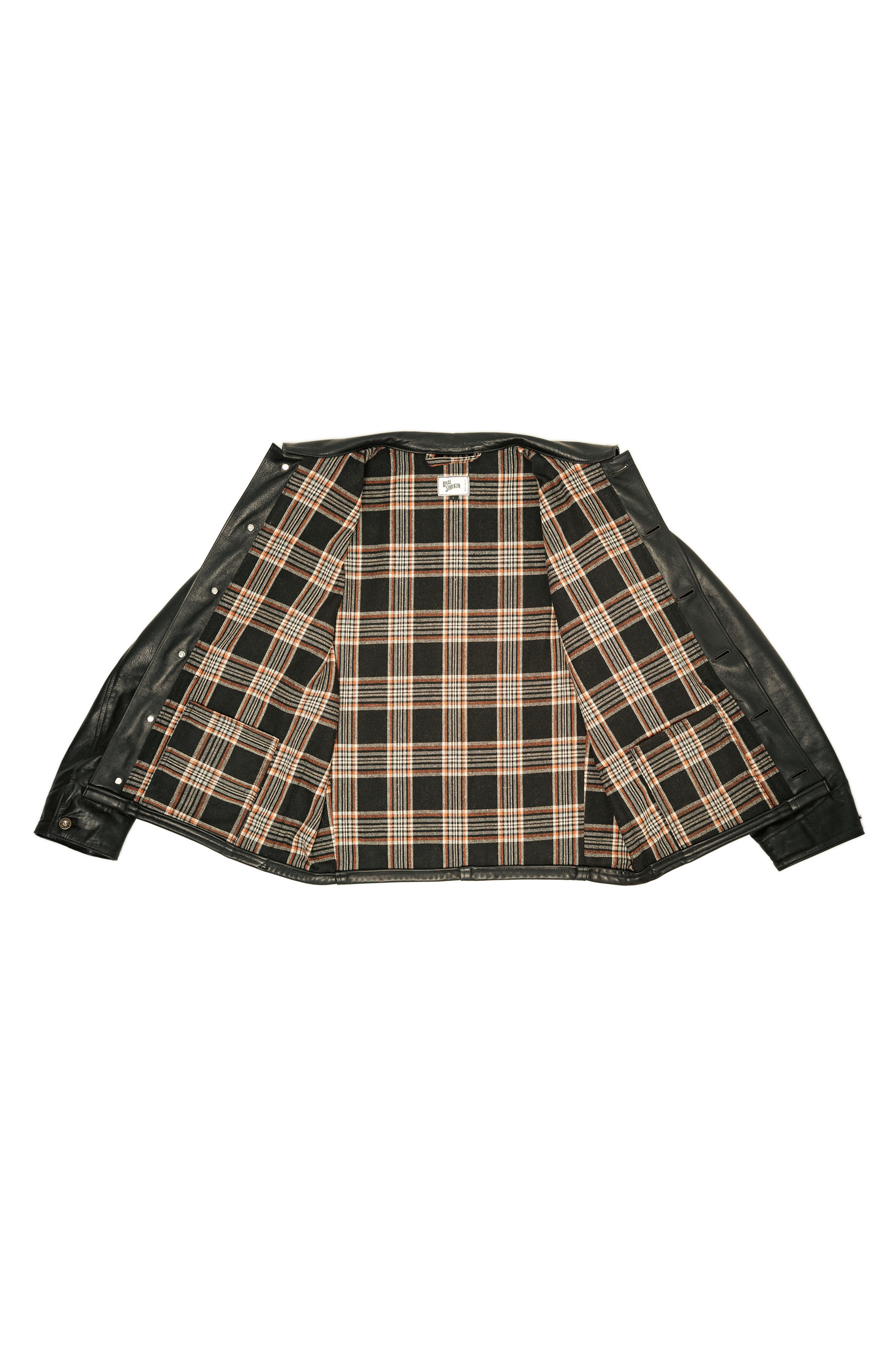 Amos Chore Coat - Black Pinncacle Horween Horsehide