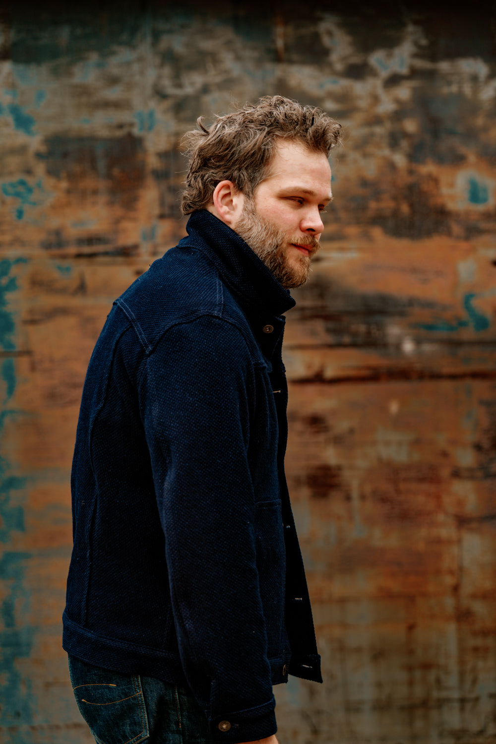 Wayman Jacket - 12oz Indigo Sashiko