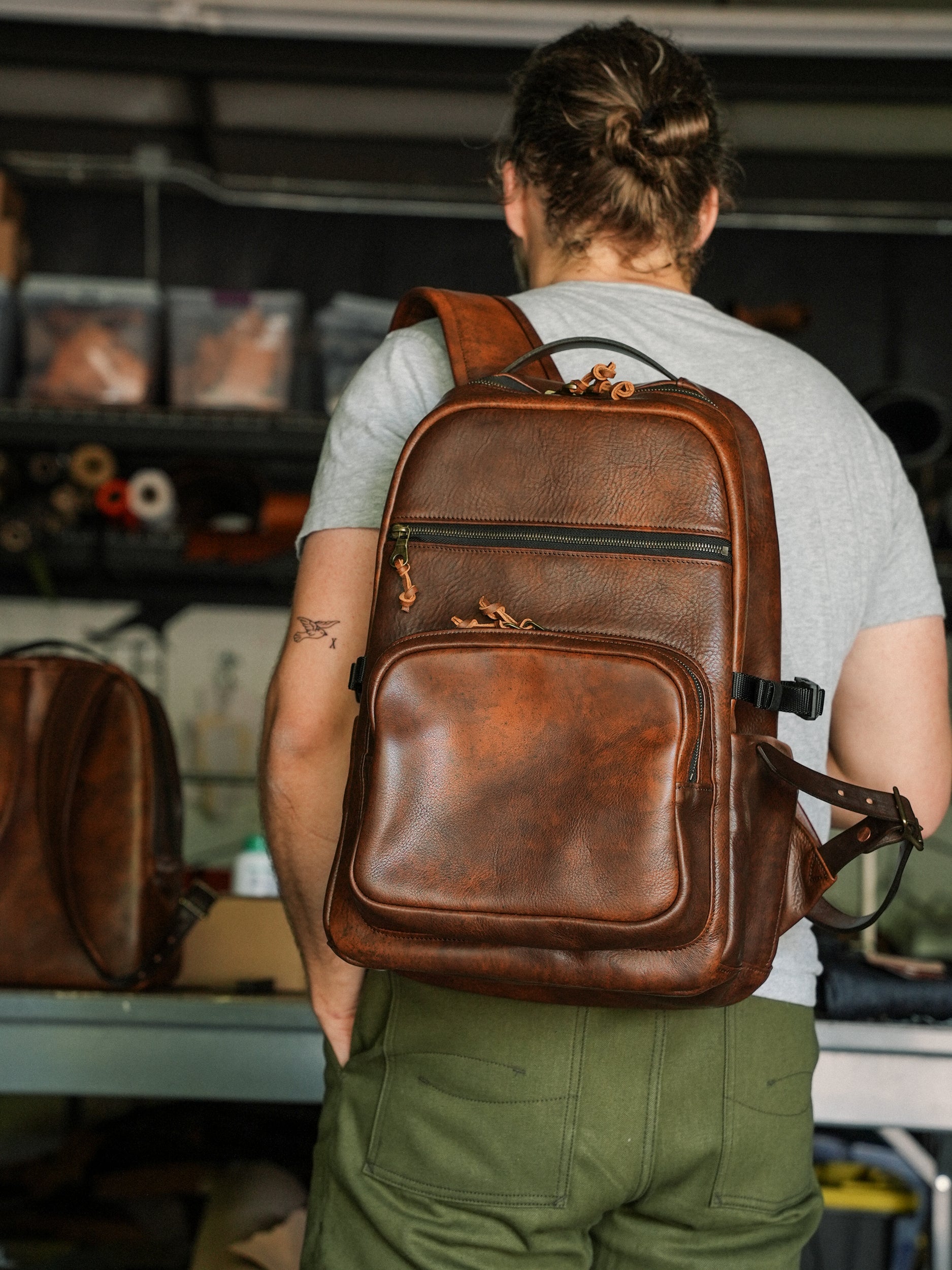 Field Pack - Cognac Nemesis Leather