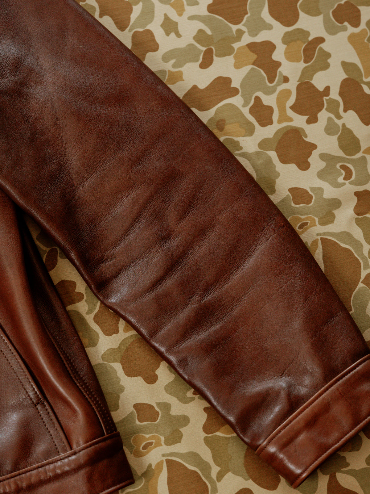 Wayman Jacket - Brown Italian Calfskin Leather - Preowned - XL