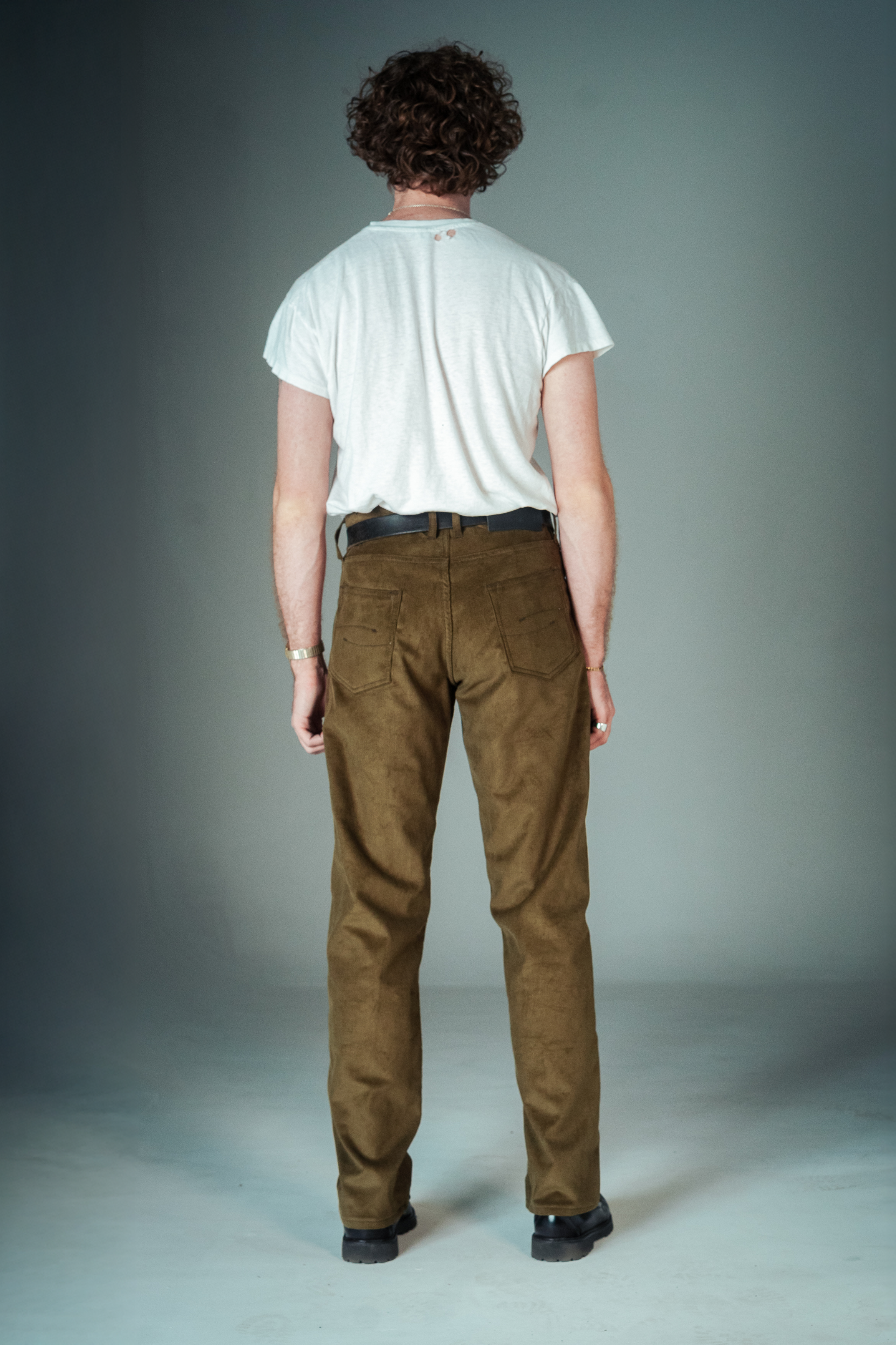 Stratton Straight - Olive Corduroy