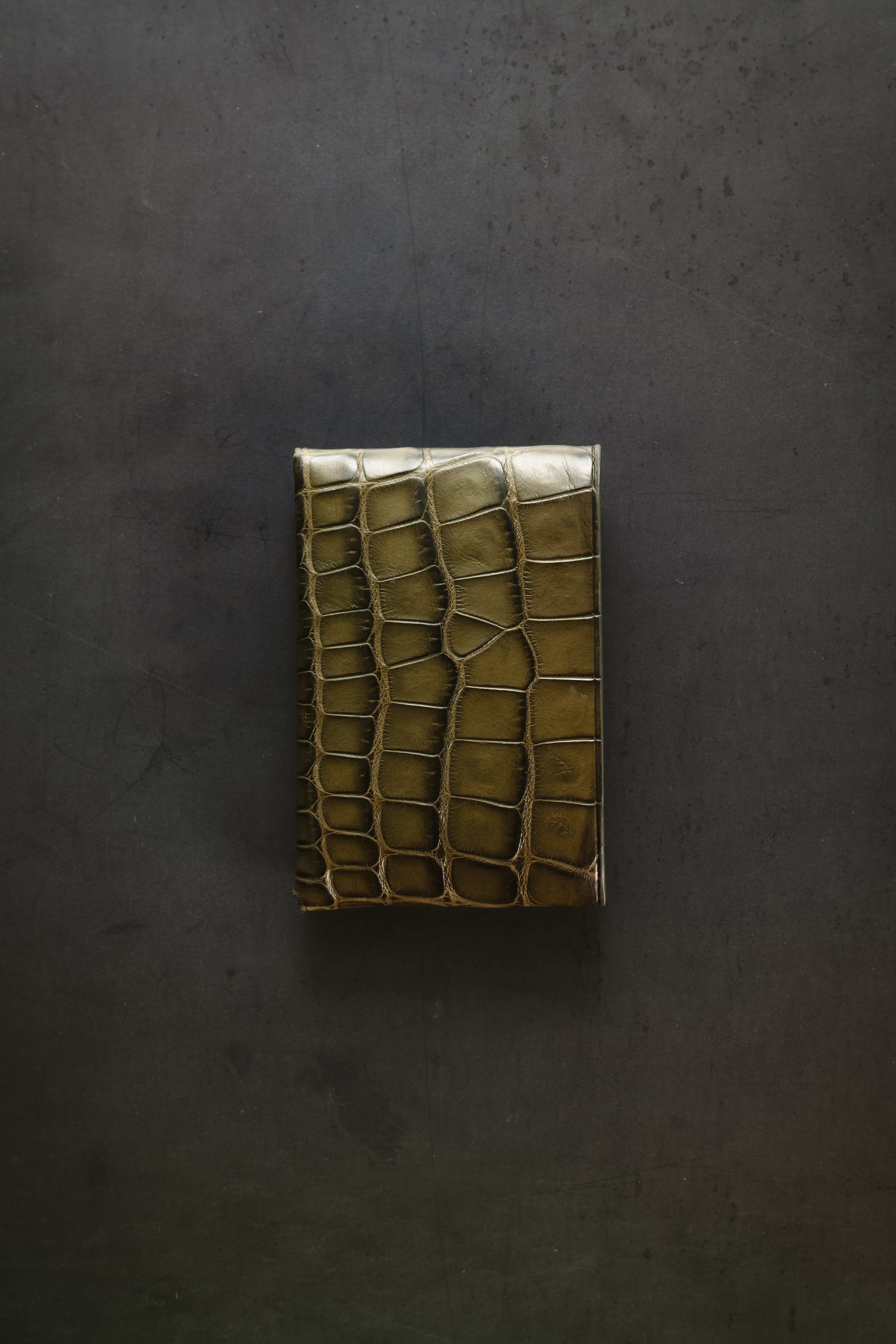 Johnny Slim - Loden Green American Alligator - blemished