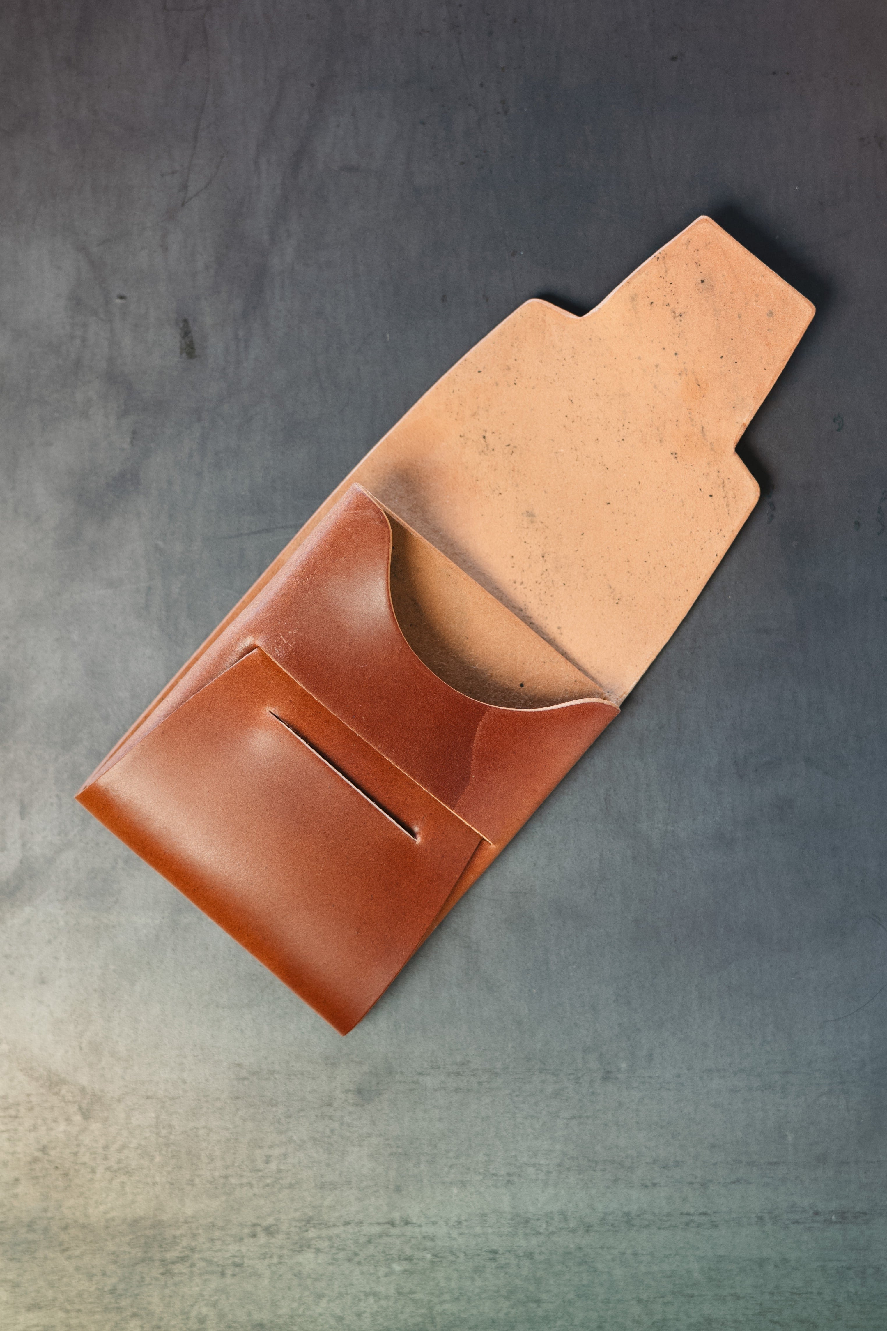 Johnny Wallet - Marbled Garnet Horween Shell Cordovan