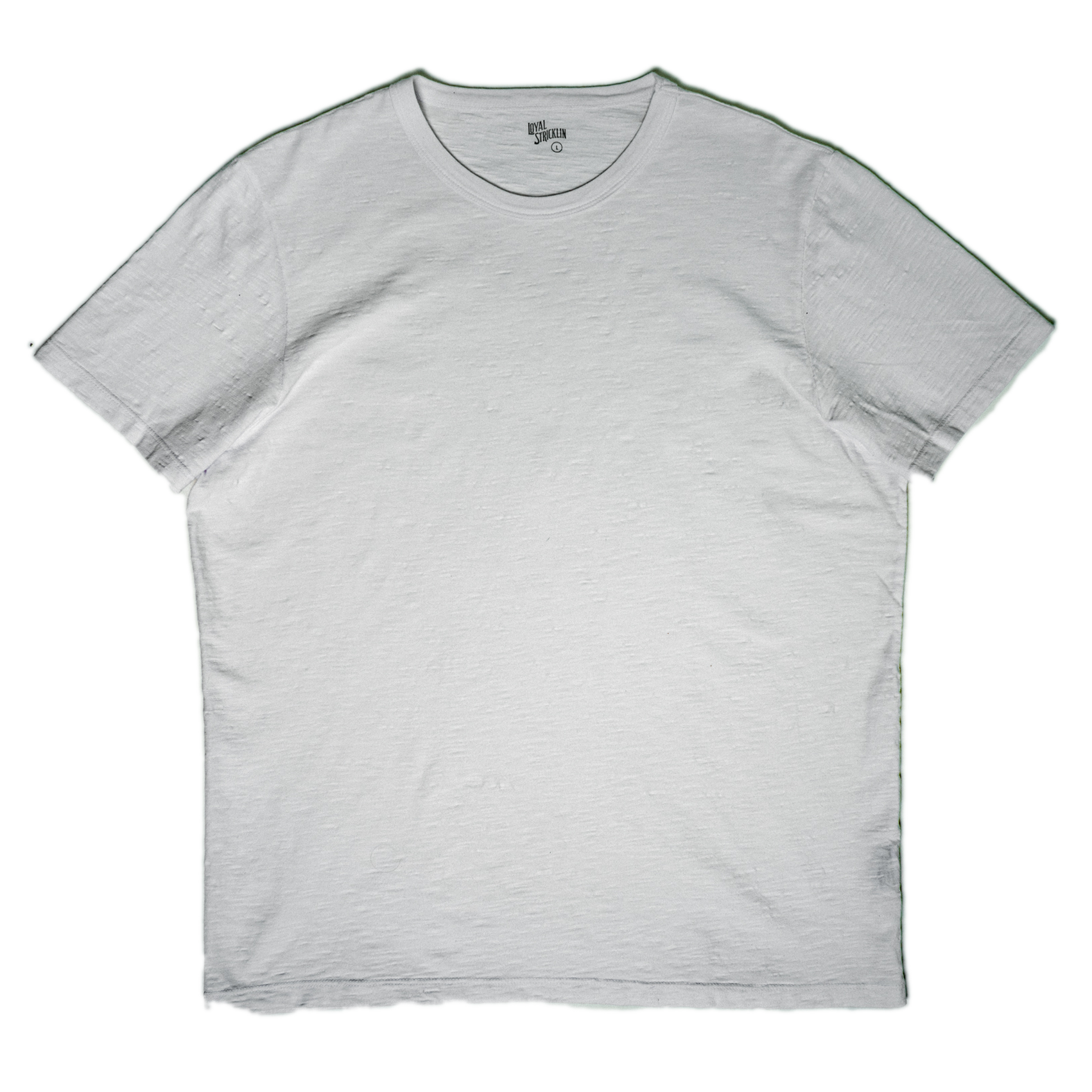 Classic Tee - White Slub