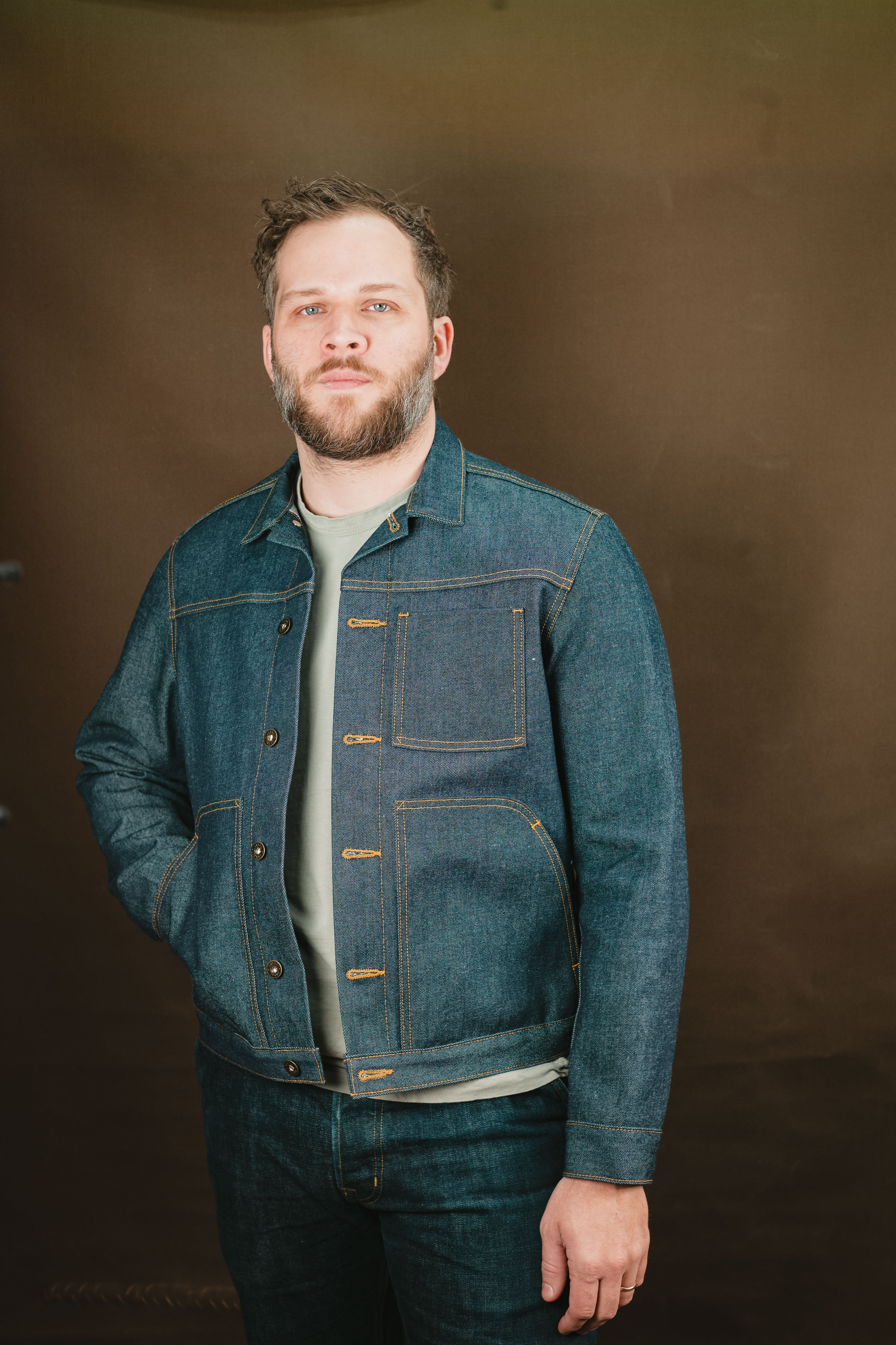 Wayman Jacket - Vidalia Indigo Selvedge Denim - XL