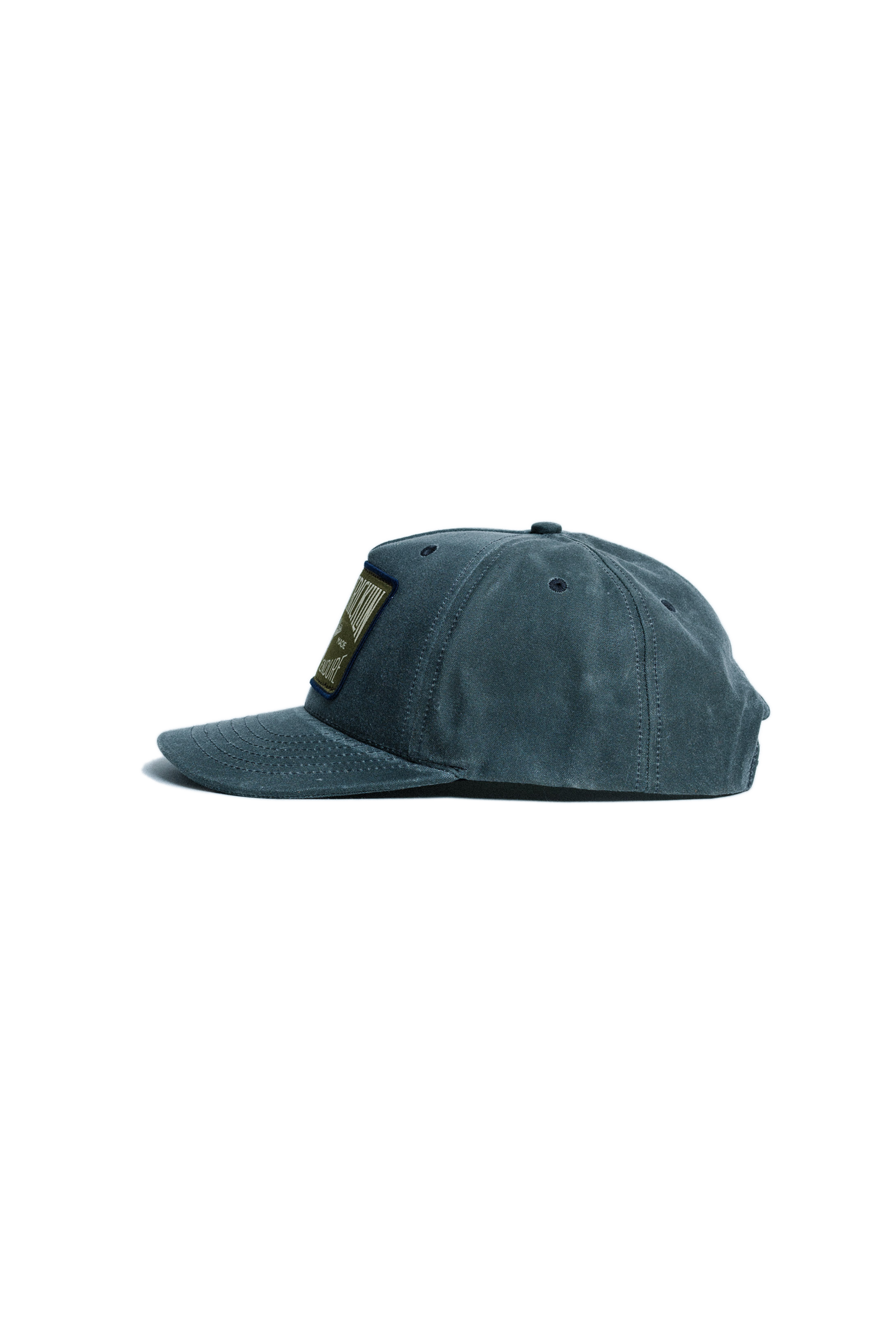 Waxed Canvas Cap - Yellowhammer Patch - Grey