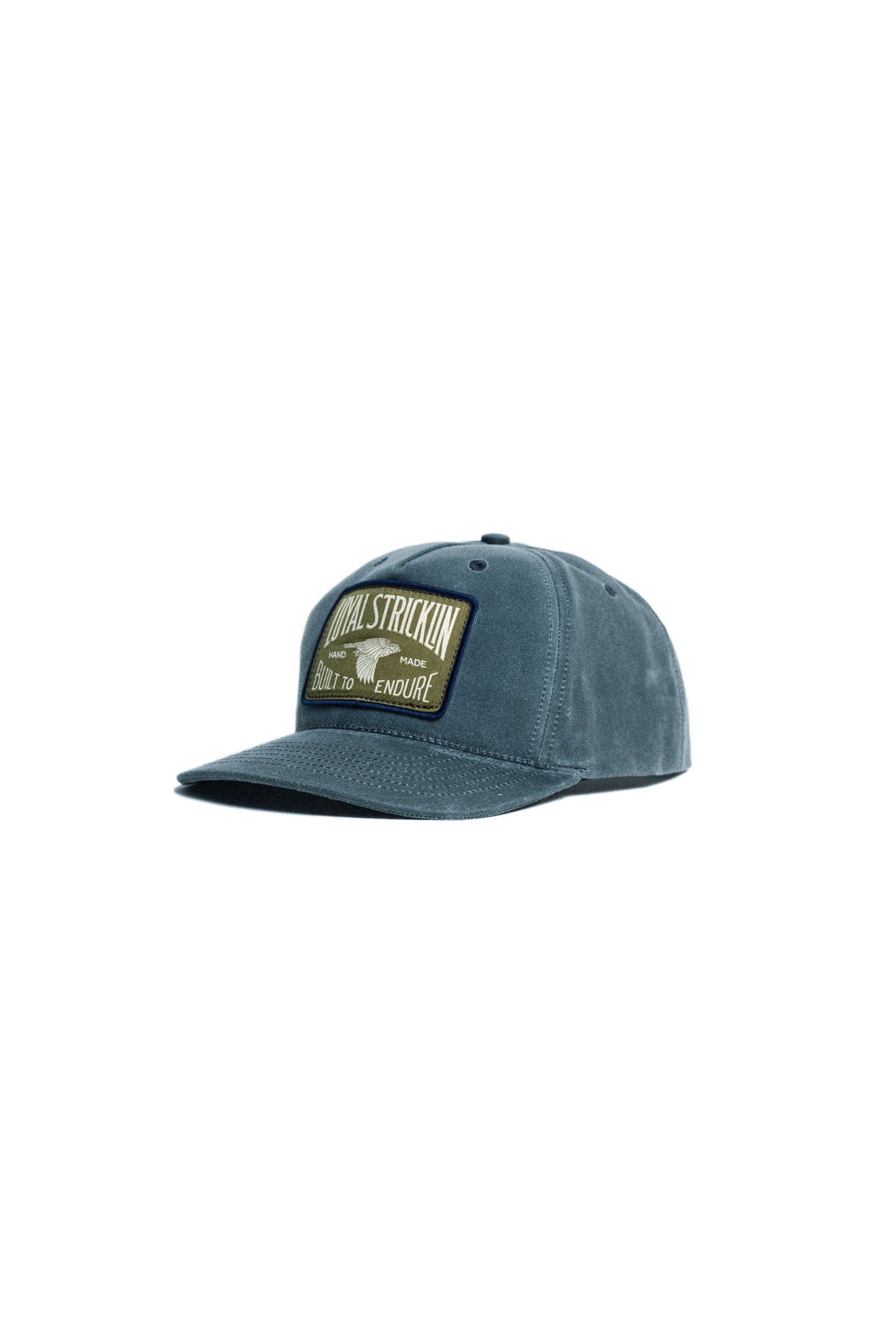Waxed Canvas Cap - Yellowhammer Patch - Grey