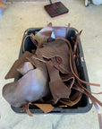 Leather Scraps - 5 lb - Horween Tan Chromexcel -   No Free Shipping Allowed on this Item