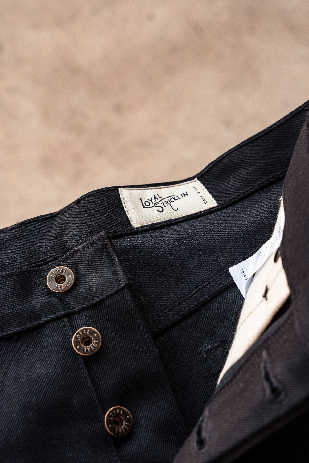 SLM - 14oz Vidalia Mills Double Black Selvedge - Slim Fit