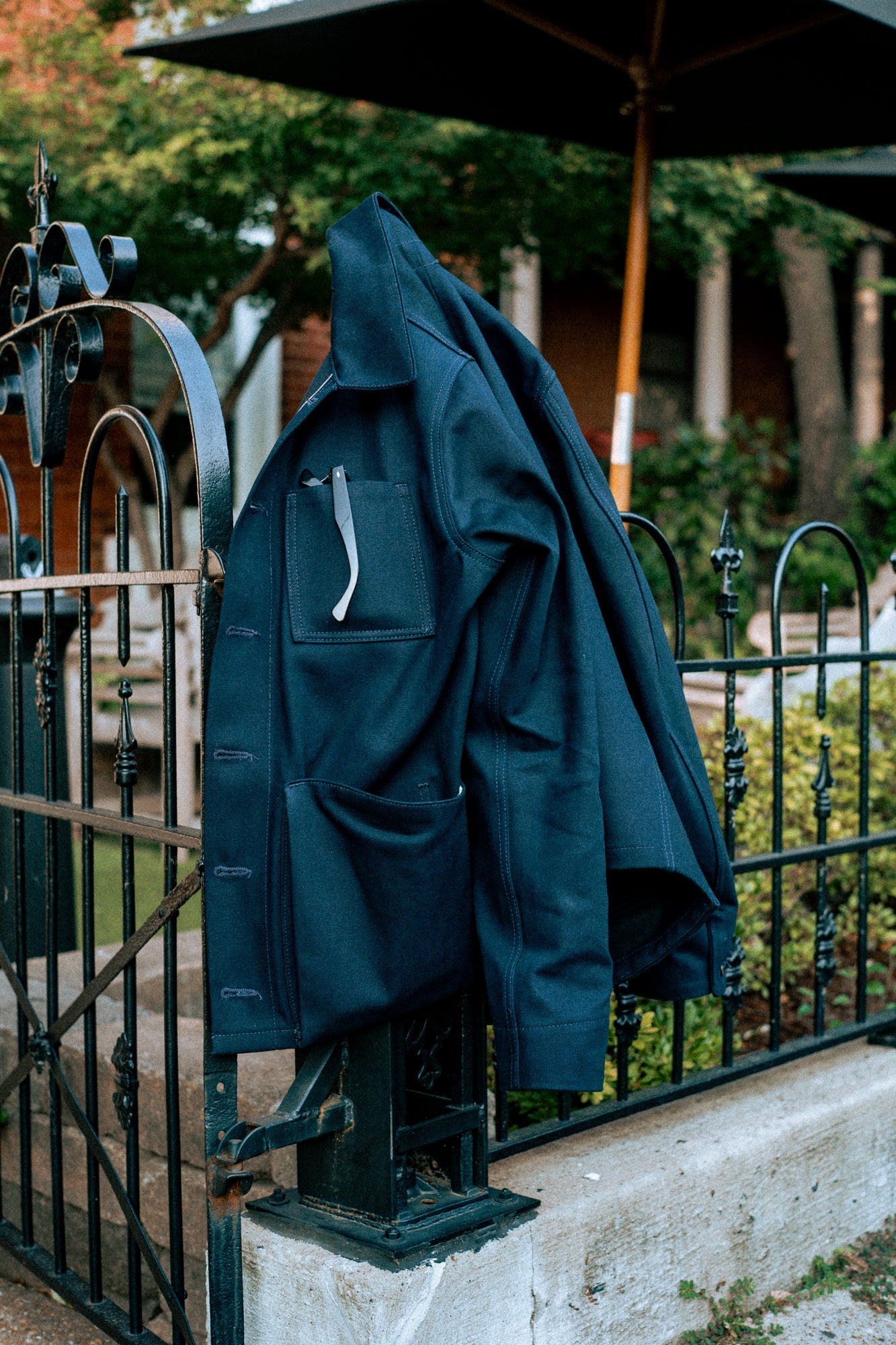 100% Made in the Southeast: Amos in Vidalia Mills Indigo / Black