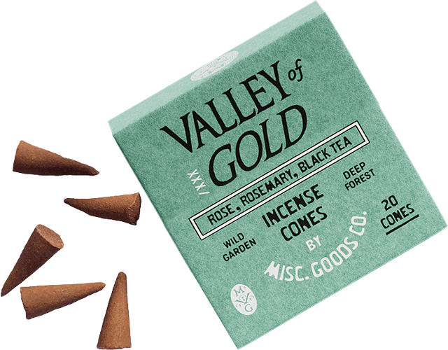 "Valley Gold" Cone Incense