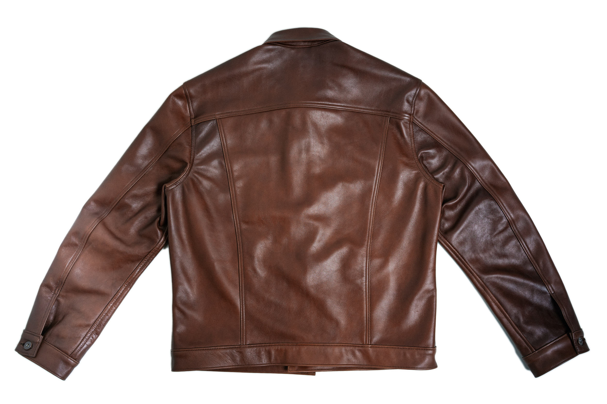 Wayman Jacket - Brown Italian Calfskin Leather