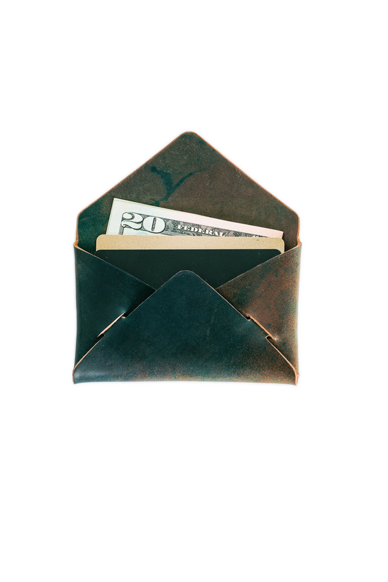 Envelope Wallet - Horween Marbled Shell Cordovan