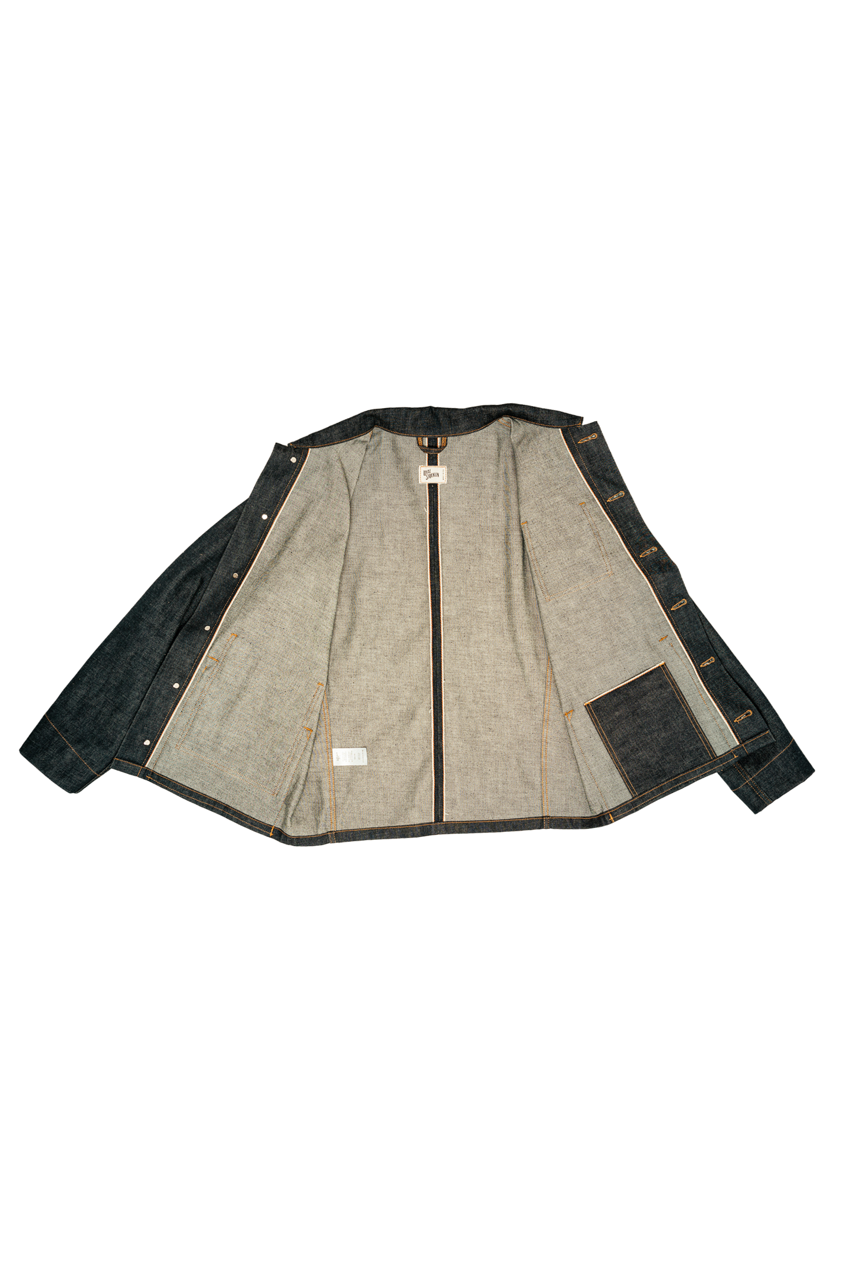Amos Chore Coat - Rigid 15oz Japanese Selvedge Denim