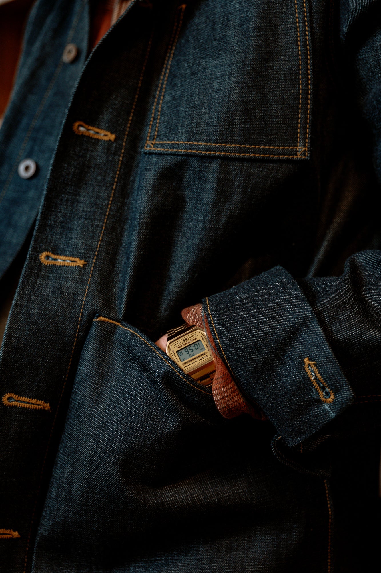 Amos Chore Coat - 15oz Japanese Denim