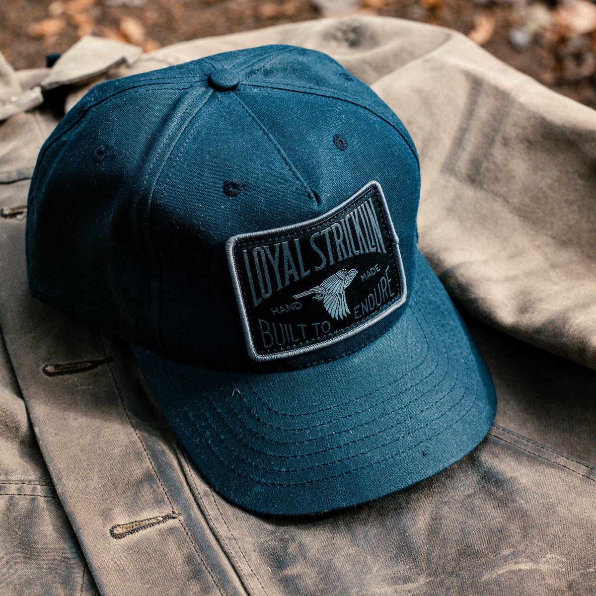 Waxed Canvas Cap Yellowhammer Patch