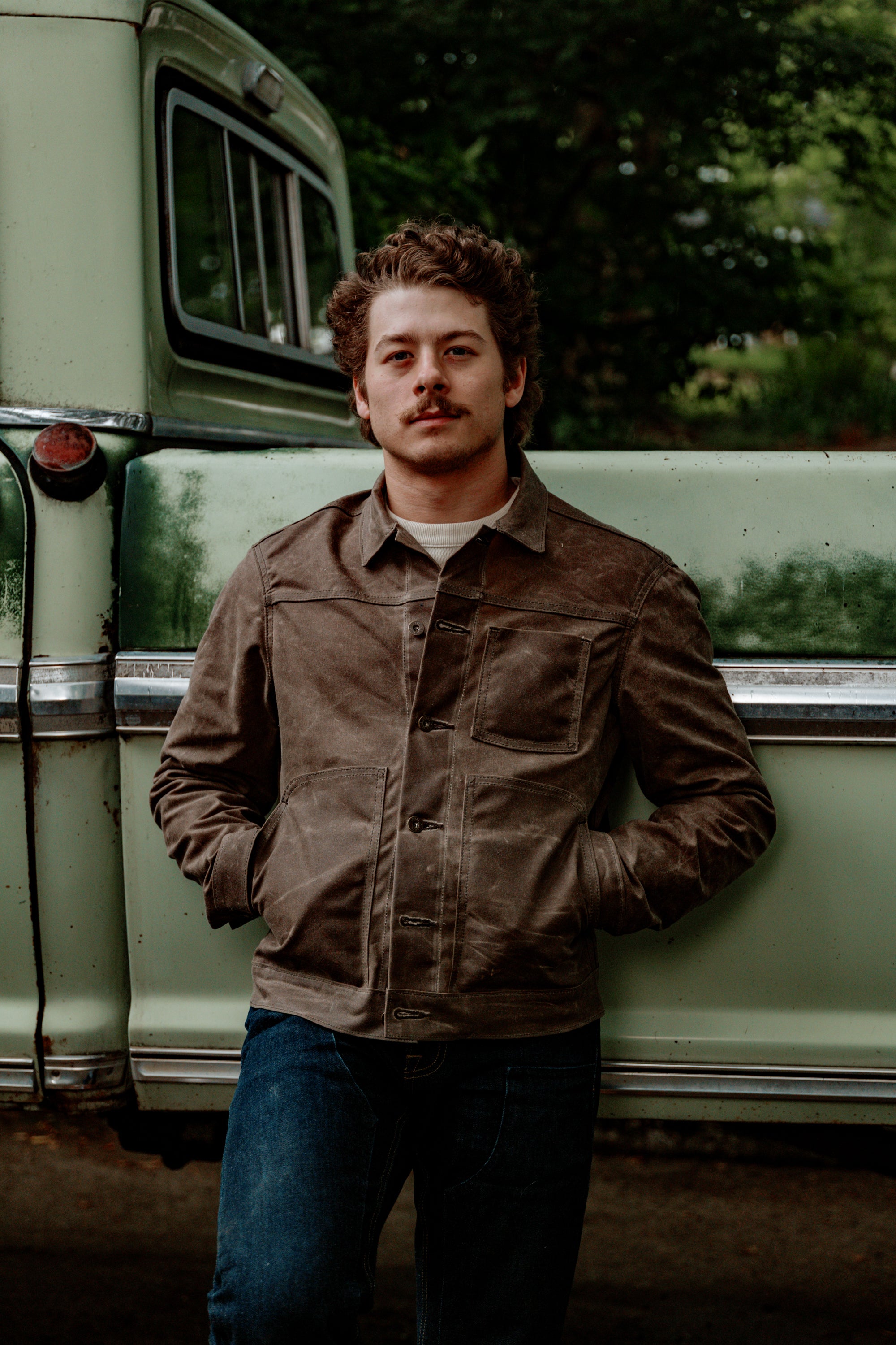 Wayman Jacket - Dark Oak - Waxed Canvas