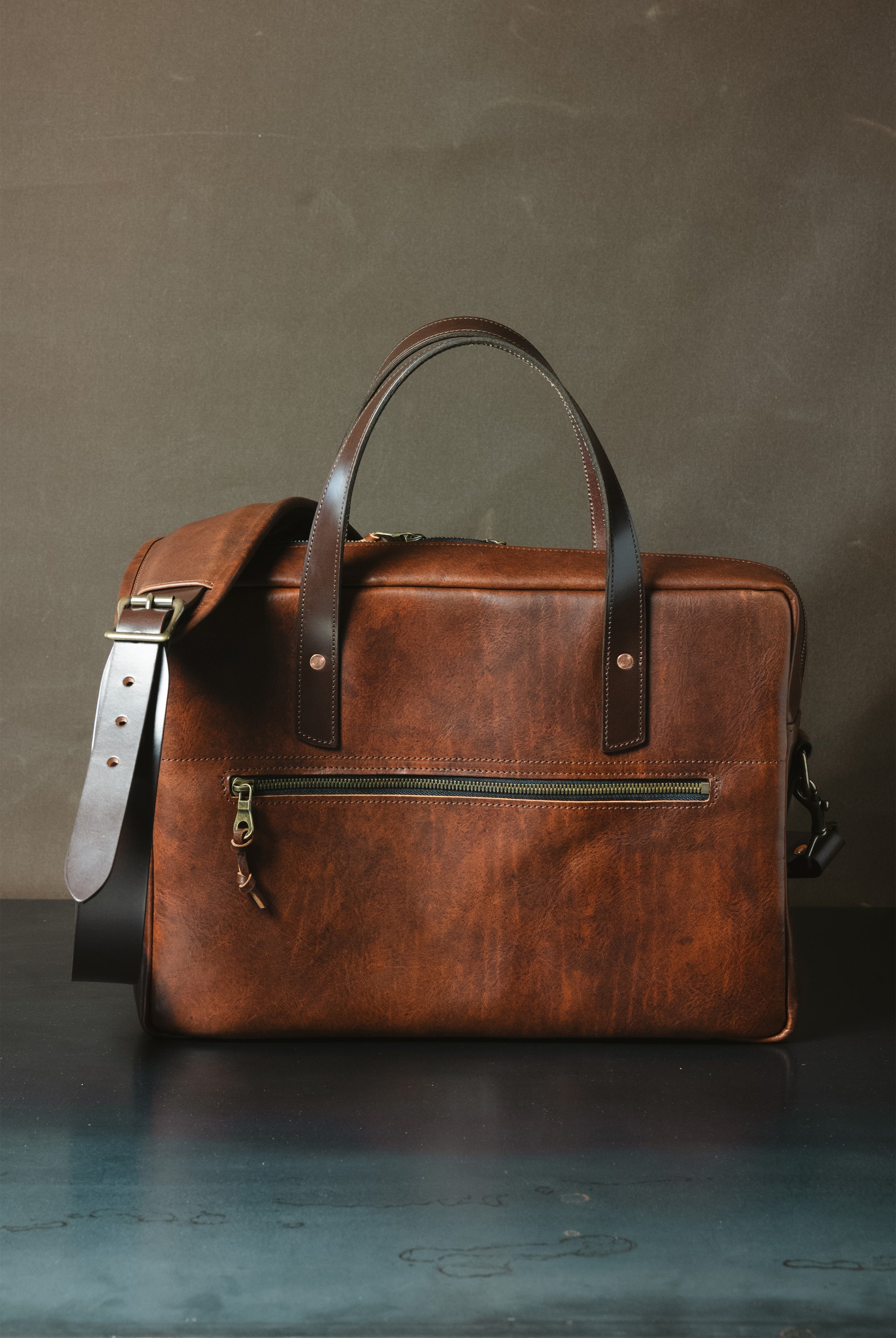 Briefcase - Cognac Nemesis