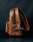 Field Pack - Badlassi Carlo Cognac Nemesis Leather