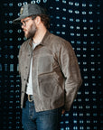 Wayman Jacket - Dark Oak - Waxed Canvas - FINAL SALE