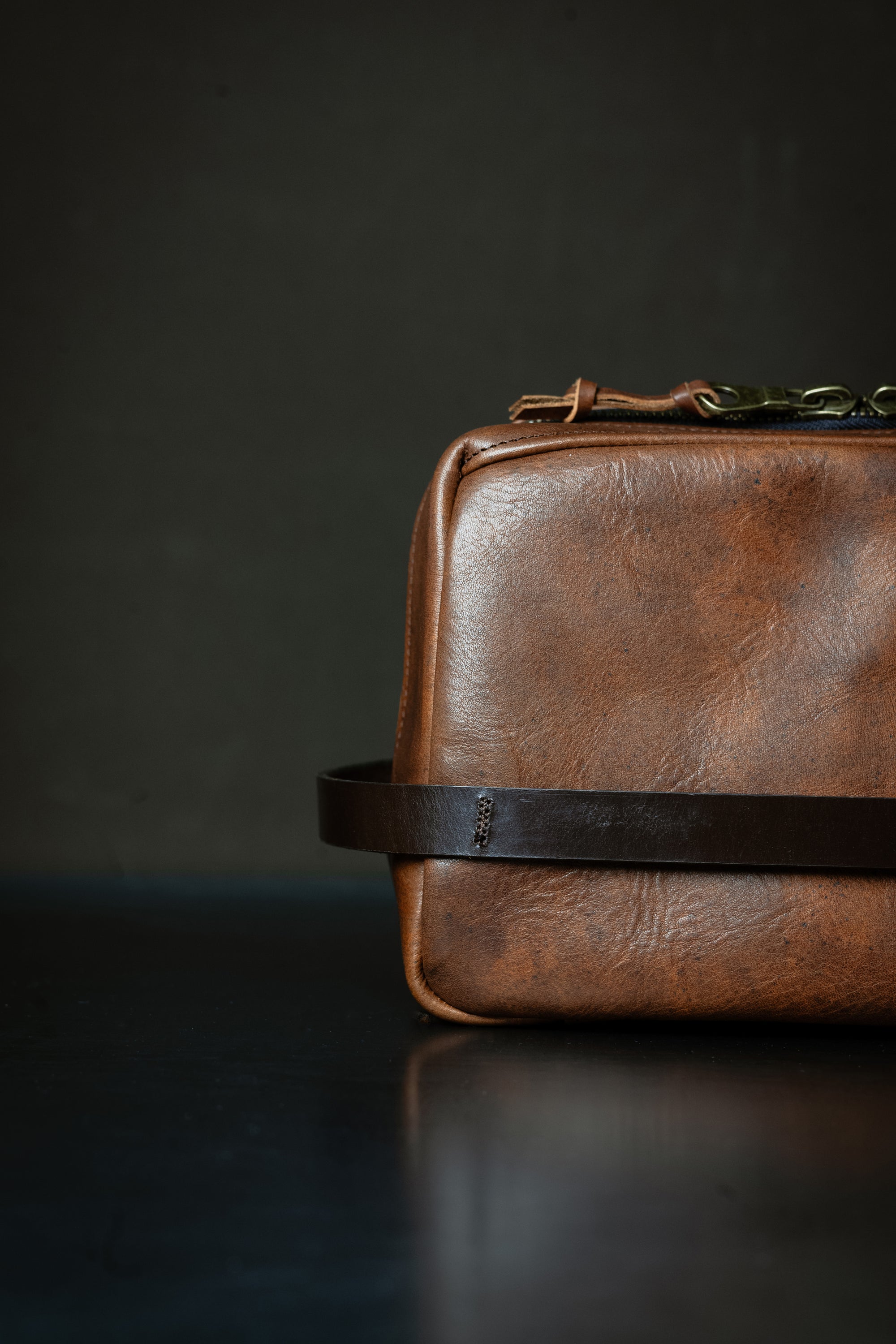 Dopp Kit -  Cognac Nemesis