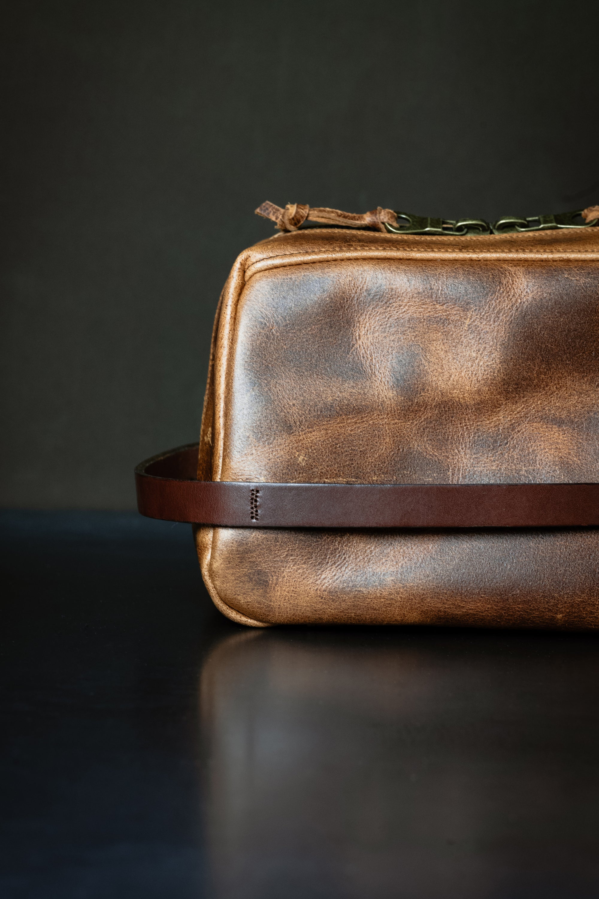 Dopp Kit -  CF Stead Waxed Flesh