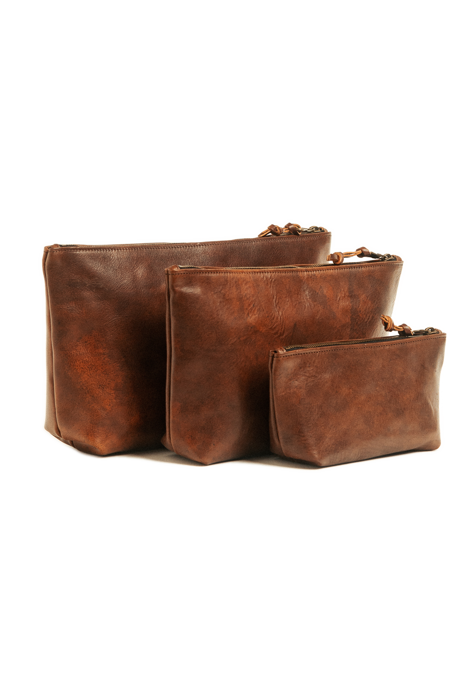 Dylan Zip Pouch - SMALL - Badalassi Carlo Cognac Nemesis