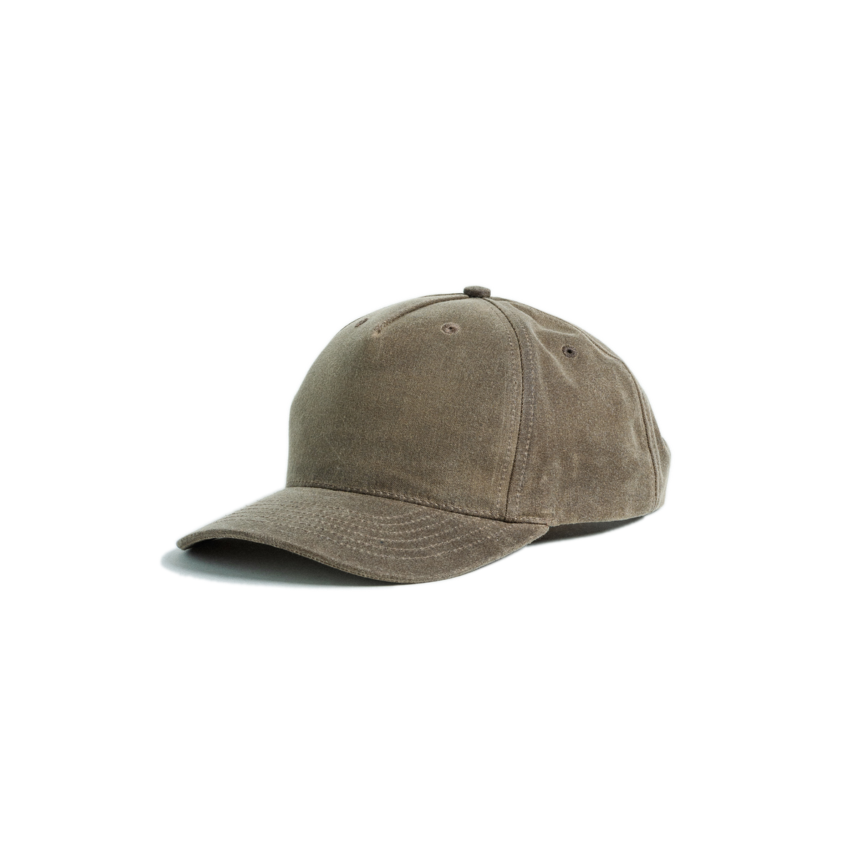 Waxed Canvas Cap Dark Oak